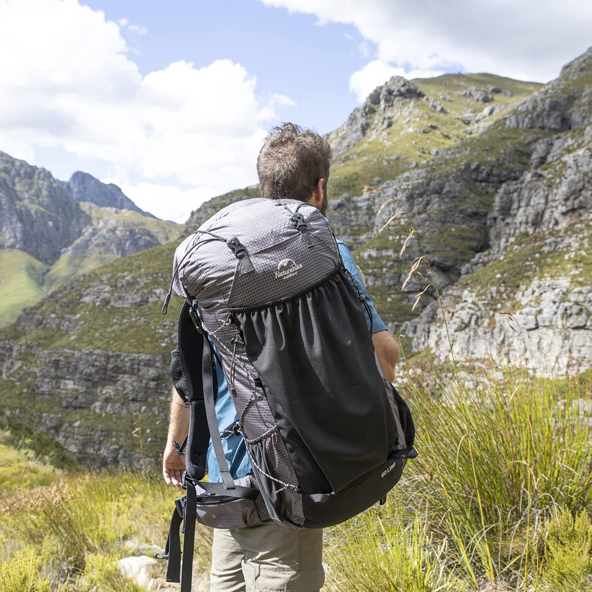 Naturehike 65L Ultralight Internal Frame Hiking Backpack for Camping, Trekking & Travel - Durable Water-Resistant Backpacking Pack for Adults - Perfect for Hiking, Backpacking & Outdoor Adventures