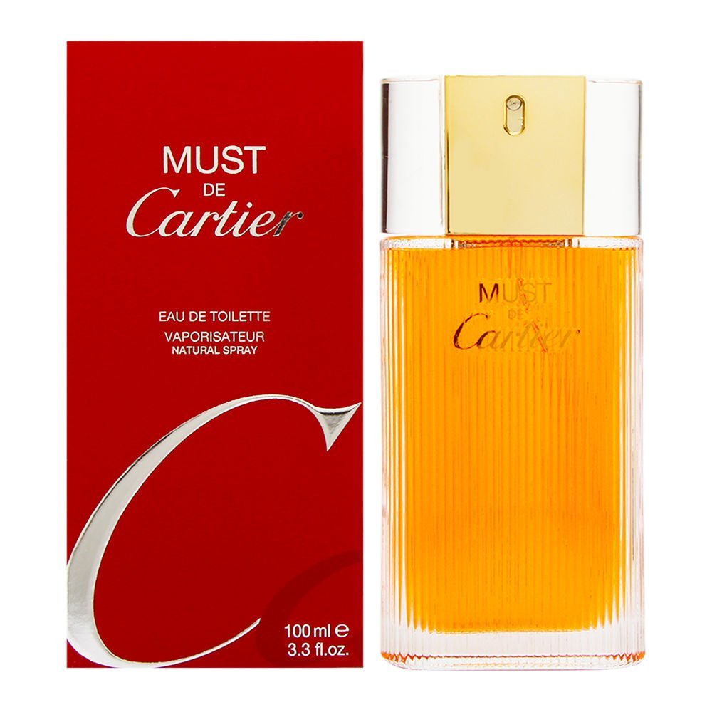 Cartier Must De Cartier Women's Eau de Toilette Spray - Luxury Floral Fragrance for Everyday Elegance & Special Occasions