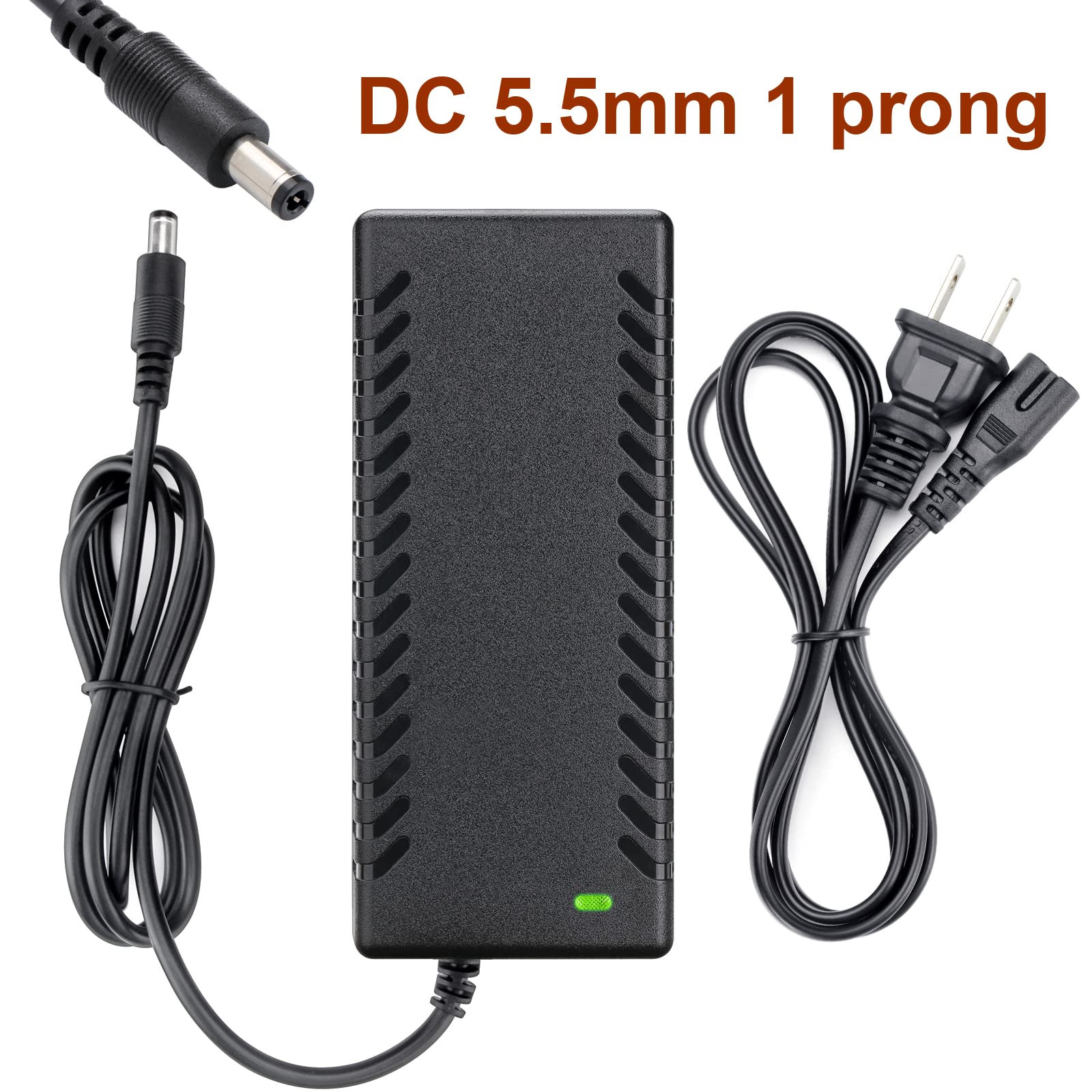 42V Fast Charger 2A for 36V Lithium Ebike & Escooter - Compatible with Gotrax Electric Bike Scooter - Perfect for Commuting & Urban Travel