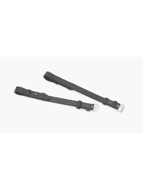 Shires Horse Cheekpieces - Durable Leather Horse Riding Equipment for Equestrian Training & Show Jumping | Perfect for Dressage, Eventing & Stable Use