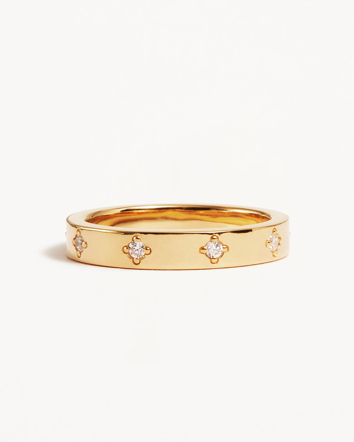 18K Gold Vermeil Infinite Light Ring - Elegant Stackable Jewelry for Women, Perfect for Everyday Wear, Gifts & Special Occasions