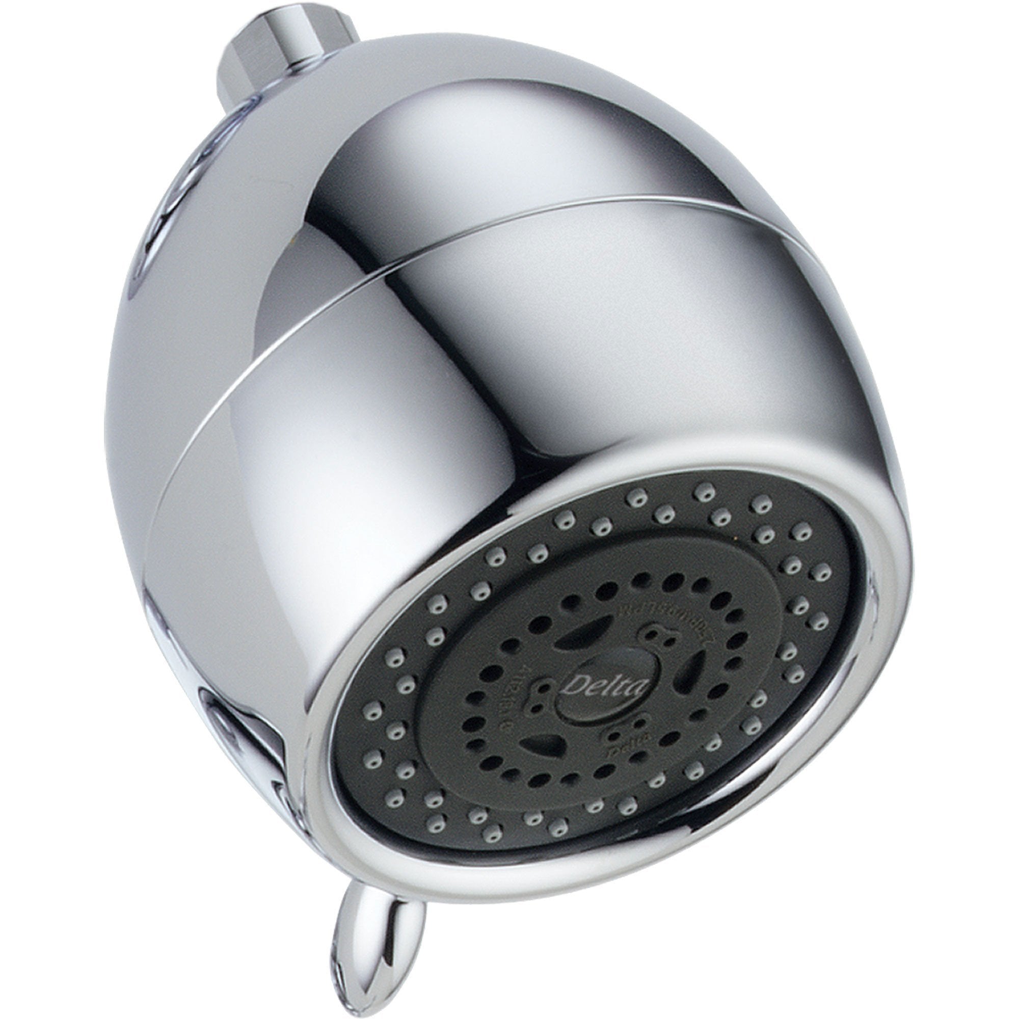 Delta 3 Spray 4.3 Touch Clean Chrome Showerhead - High Pressure Water Saving Shower Head with Adjustable Spray Modes for Bathroom & Spa Relaxation (Model 584189)