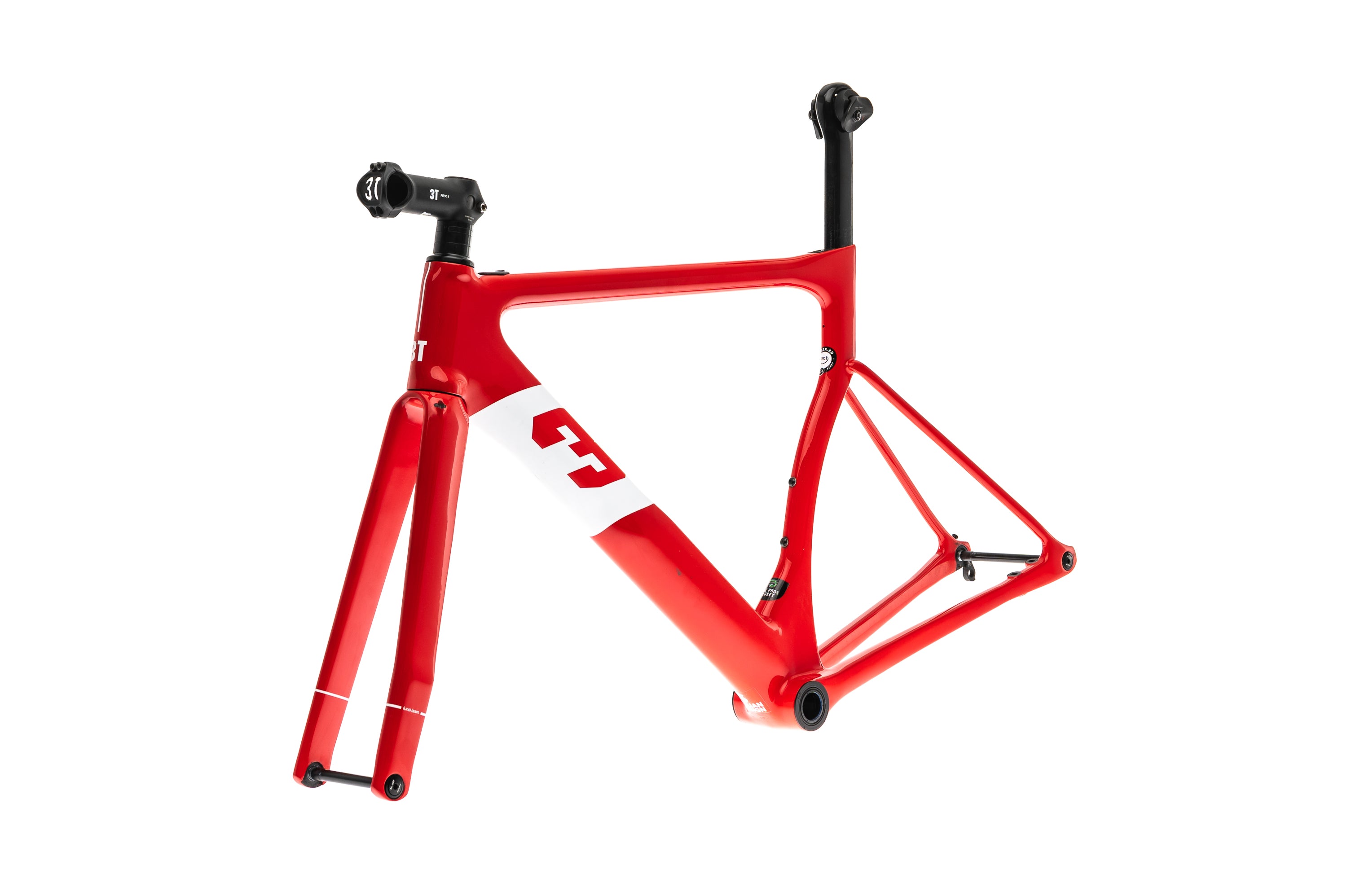 2019 3T Strada TEAM Road Bike Frameset - Small Size | Lightweight Carbon Fiber Frame for Competitive Cycling & Endurance Races