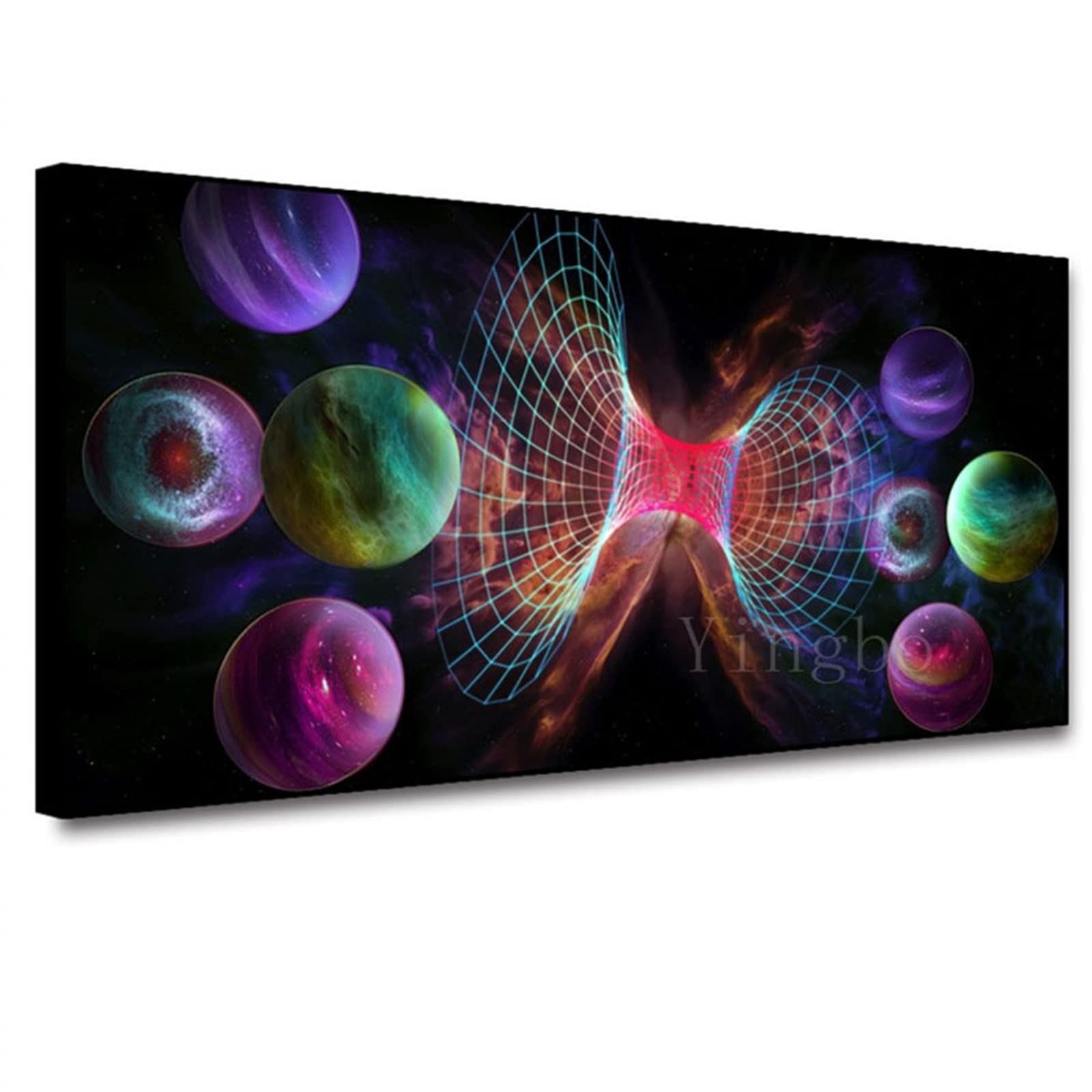 5D Diamond Painting Kit - Universe Planet Space Theme, 12x36in Large Diamond Art for Adults & Kids, Full Drill Gem Painting with Sparkling Crystals, DIY Wall Decor for Living Room, Bedroom, Office (Perfect Gift for Art Lovers & Craft Enthusiasts)