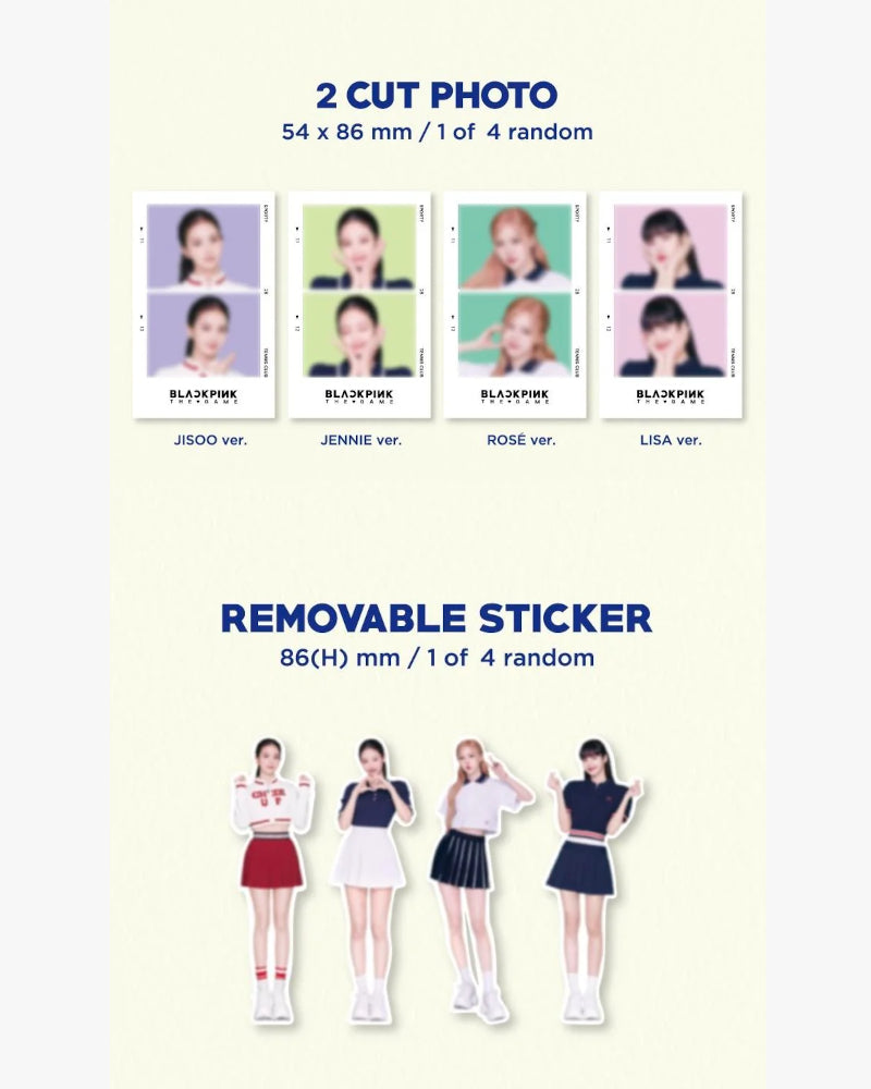BLACKPINK THE GAME Photocard Collection - Sporty BLACKPINK Edition | K-Pop Merchandise for Fans, Collectors & Gift Giving | Perfect for Albums, Scrapbooks & Display
