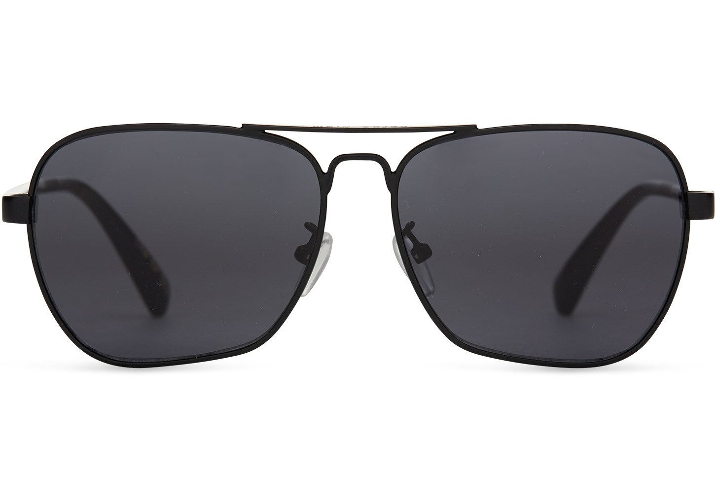 TOMS Navigator 201 Sunglasses - Matte Black & Dark Grey Polarized Lenses (Model 10007268) | UV Protection for Driving, Beach & Outdoor Activities