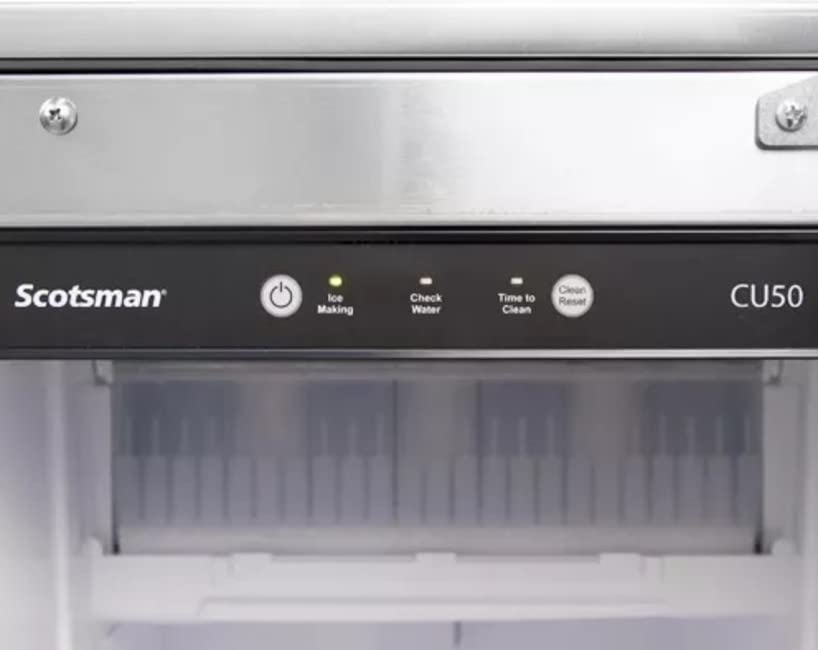 Scotsman Commercial Undercounter Gourmet Cube Ice Maker - Perfect for Restaurants, Bars, and Home Kitchens