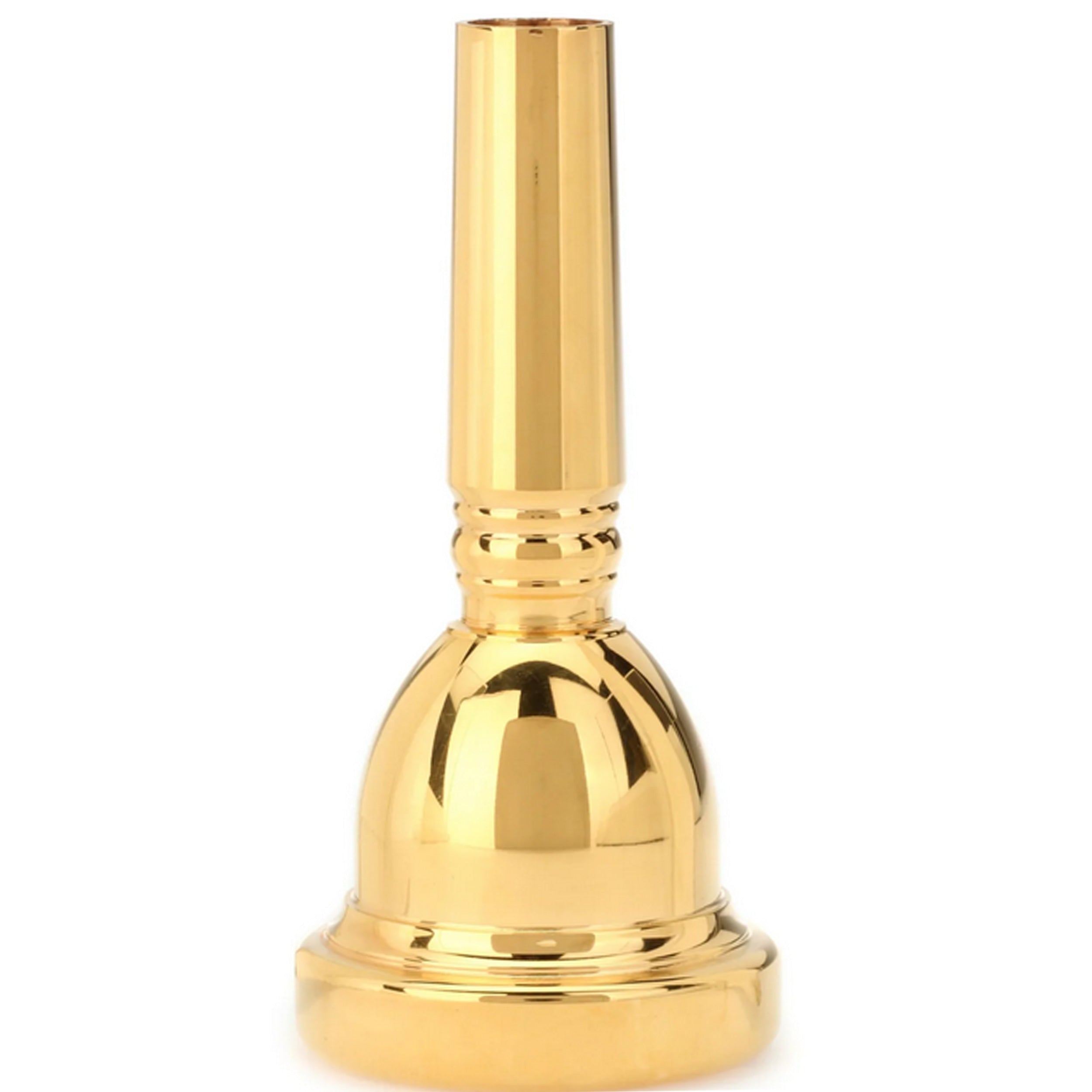 Bach Classic Trombone Large Shank Gold Plated Mouthpiece 1.5G - Professional Brass Instrument Accessory for Orchestras, Bands & Solo Performances