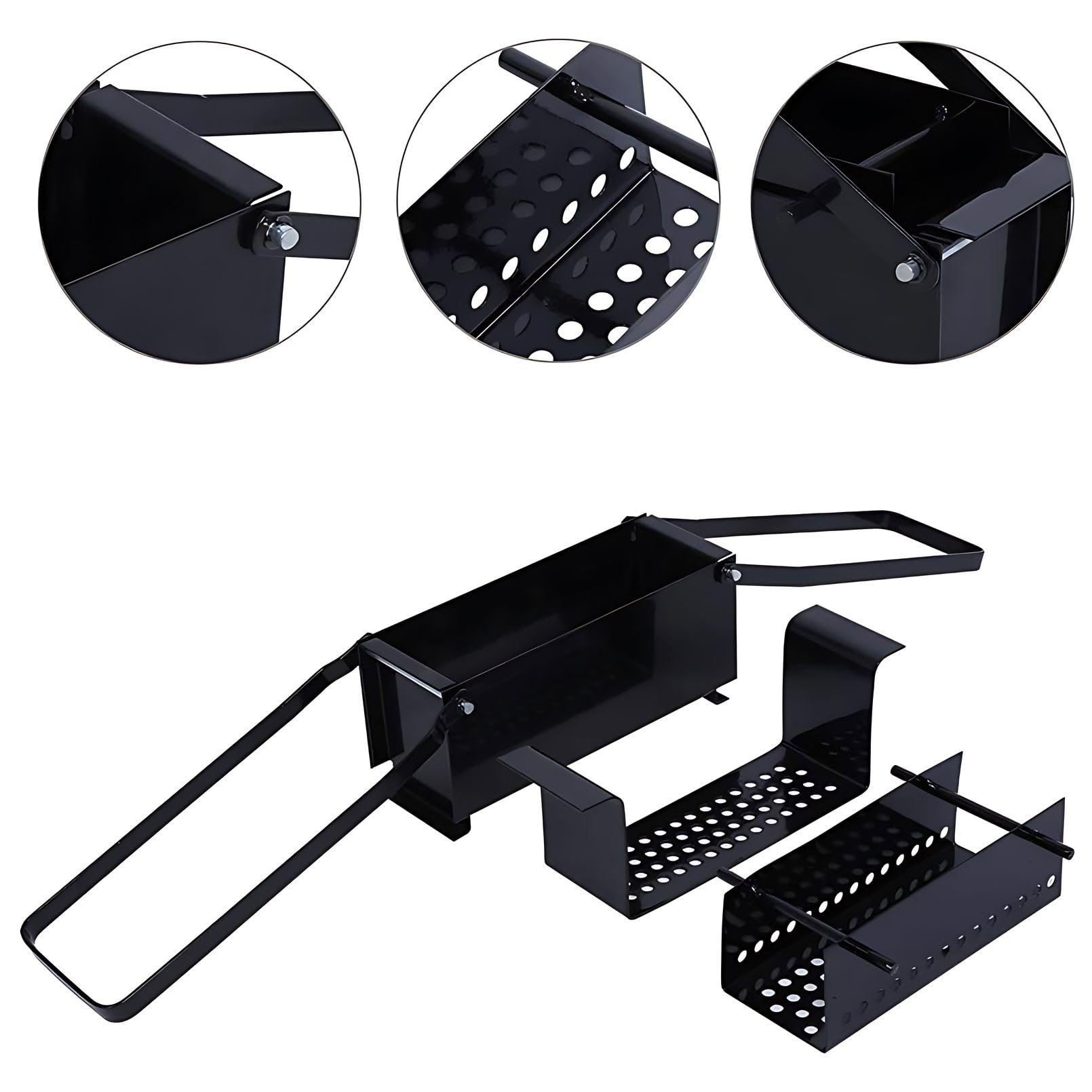 Eco-Friendly Newspaper Briquette Maker Machine - Paper Log Brick Press for Fireplace, Wood Stove & Camping - Recycle Waste Paper into Fuel Blocks (Black) | Perfect for Home Heating, Outdoor Survival & Emergency Preparedness