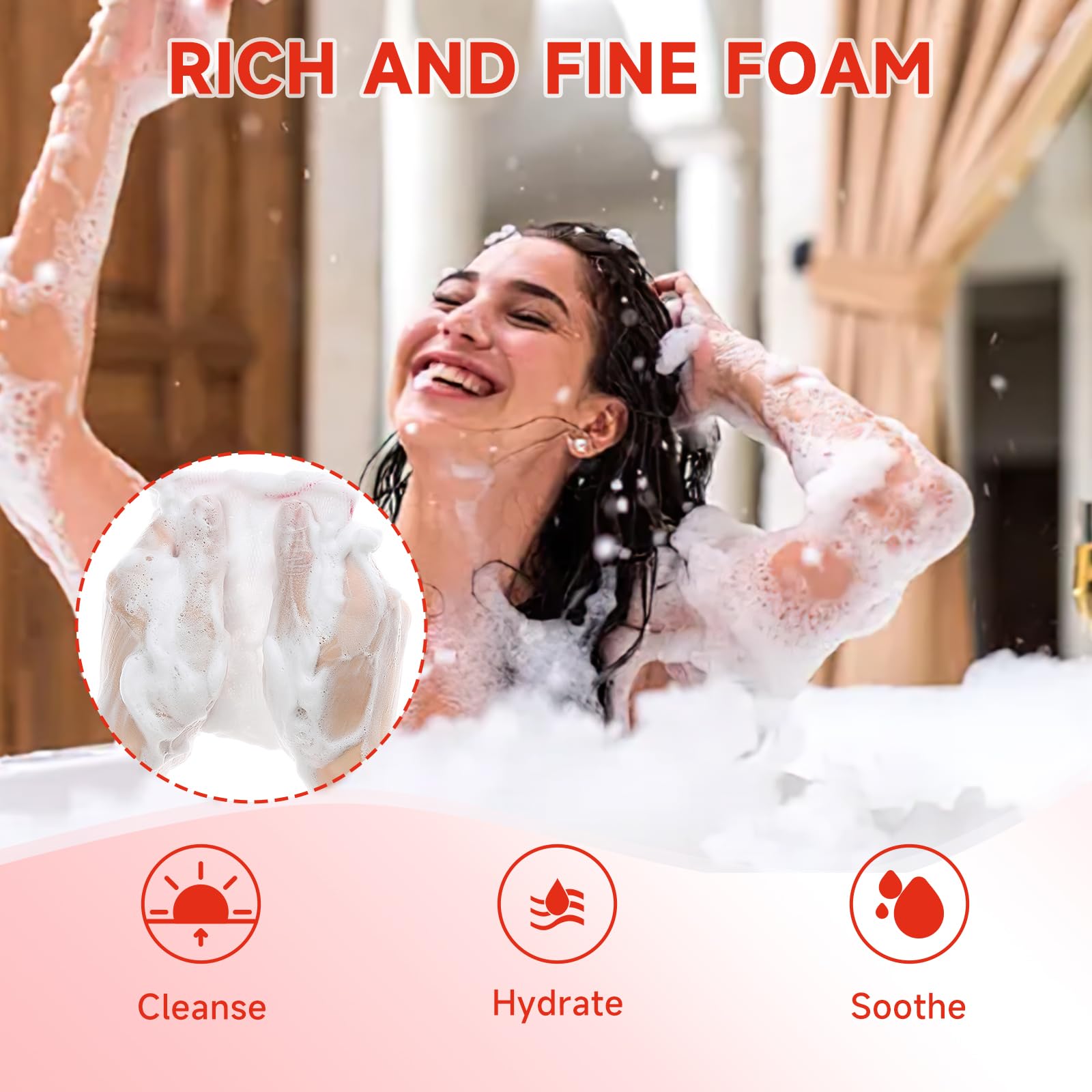 Organic Yoni Soap Bar 3-Pack - pH Balanced Feminine Wash for Women, Natural Vaginal Deodorant & Body Wash with Strawberry Scent | Handmade Intimate Soap for Gentle Cleansing & Odor Control | Perfect for Daily Hygiene, Post-Workout Refresh & Sensitive Skin Care