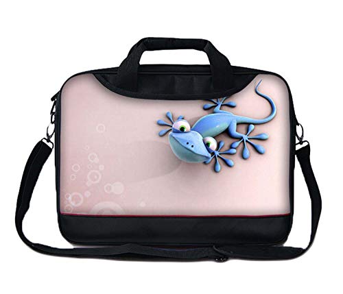 Luxburg 13-17 Inch Laptop Shoulder Bag with Adjustable Strap & Handle - Durable Computer Case for MacBook, Notebook, Tablet - Perfect for Work, School, Travel & Business Commuting