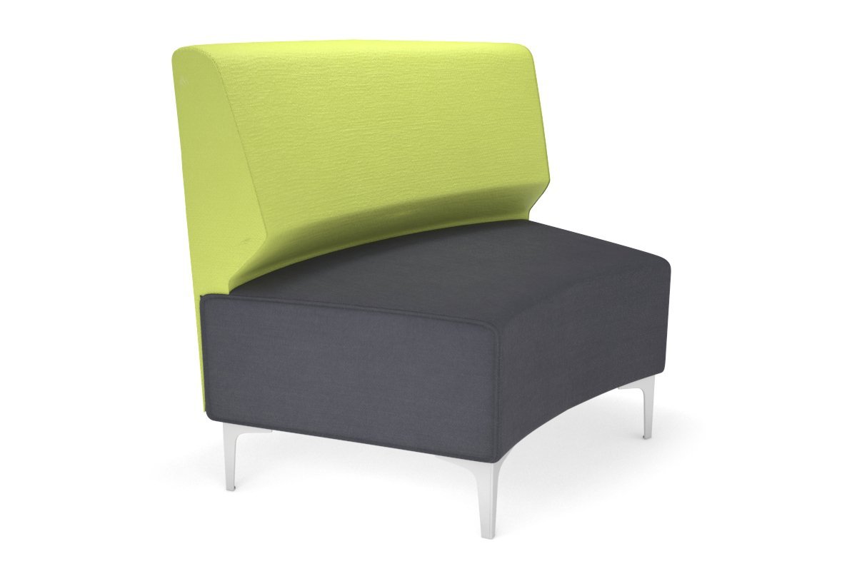 Mondo Round Big Back Lounge Chair - Comfortable Modern Living Room Seating for Relaxing and Entertaining
