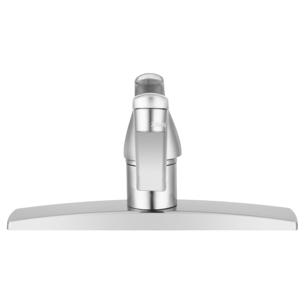 Dura Faucet DF-NMK600-SN RV Swivel Kitchen Sink Faucet - Brushed Satin Nickel Finish for Campers, Trailers & Tiny Homes | Easy Installation & Durable Design