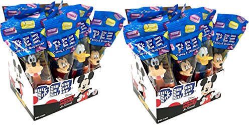 PEZ Candy Dispensers - Mickey Mouse & Friends 24-Pack | Fun Party Favors for Kids, Birthday Gifts & Collectibles | Perfect for Halloween, Christmas & Birthday Celebrations