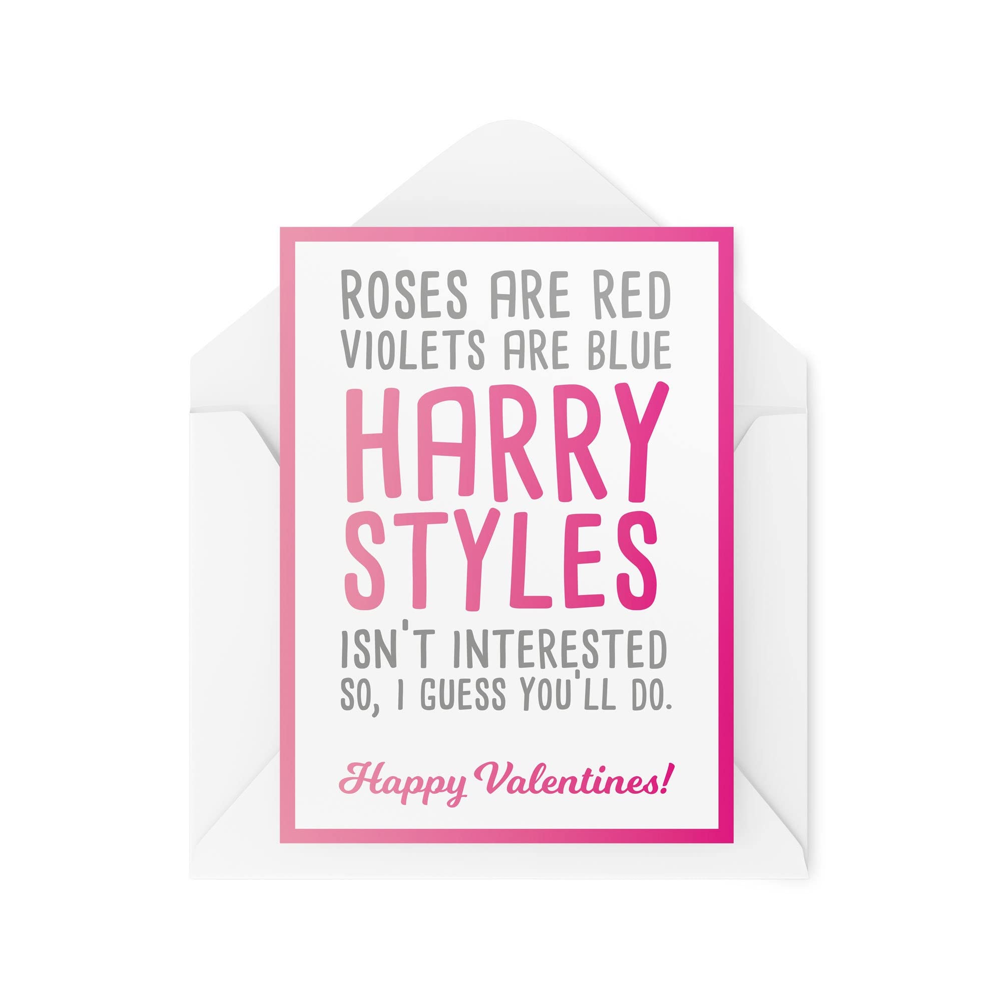 Funny Valentine's Day Cards - Roses Are Red Poem Jokes for Boyfriend, Husband, Fiancée & Partner | Romantic Comedy Love Cards with Humor & Sarcasm (CBH402) | Perfect for Anniversaries, Date Nights & Surprise Gifts