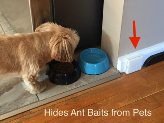 Ant & Roach Trap Bait Station Covers - 3-Pack | Compatible with Hotshot, RAID & Combat Ant Traps | Indoor & Outdoor Pest Control | Child & Pet Safe | Effective Roach & Ant Killer for Kitchens, Bathrooms & Garages