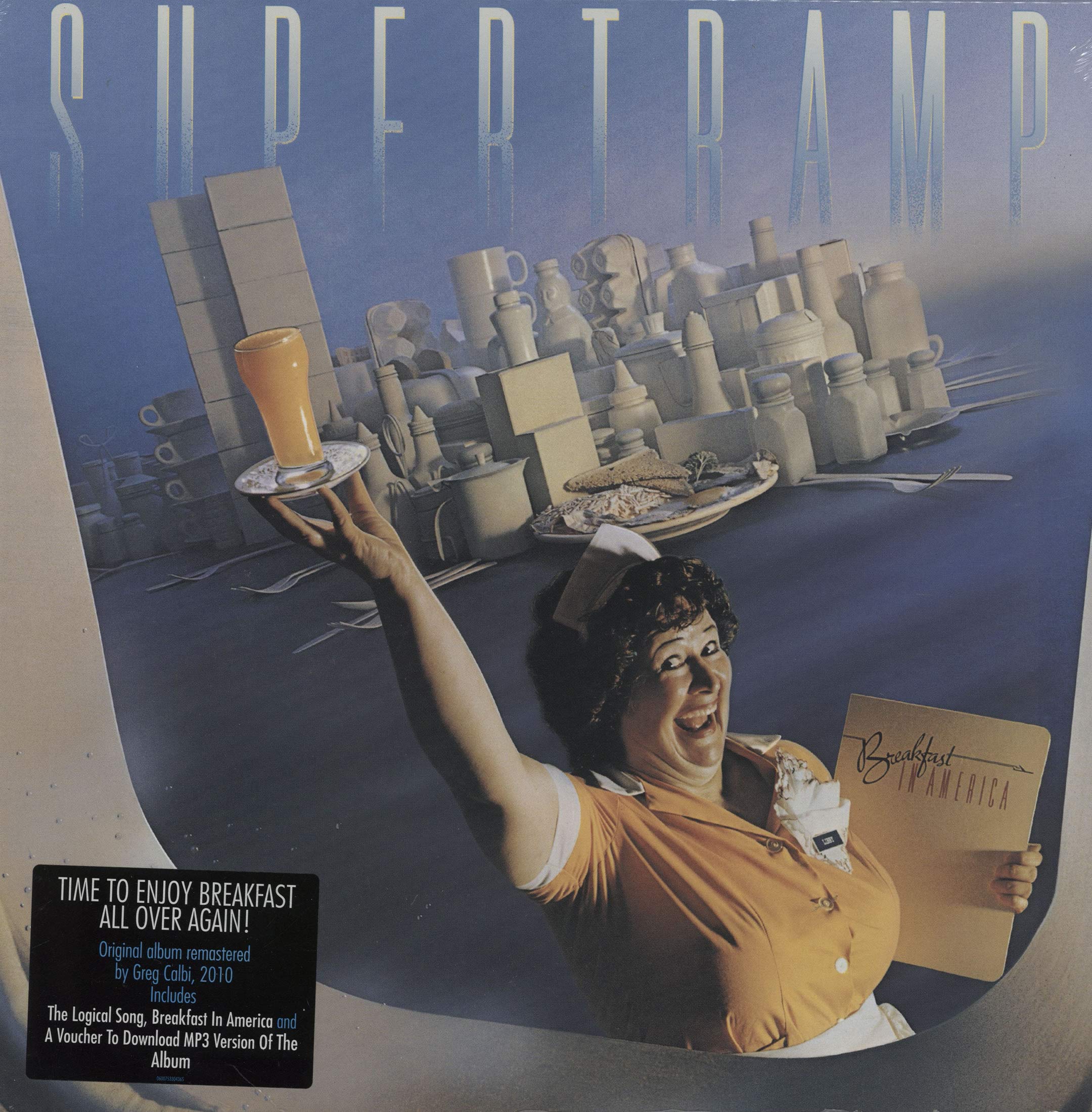 Supertramp - Breakfast In America (Remastered Vinyl LP) - Classic Rock Album for Music Lovers & Collectors - Perfect for Home Listening & Vinyl Collections