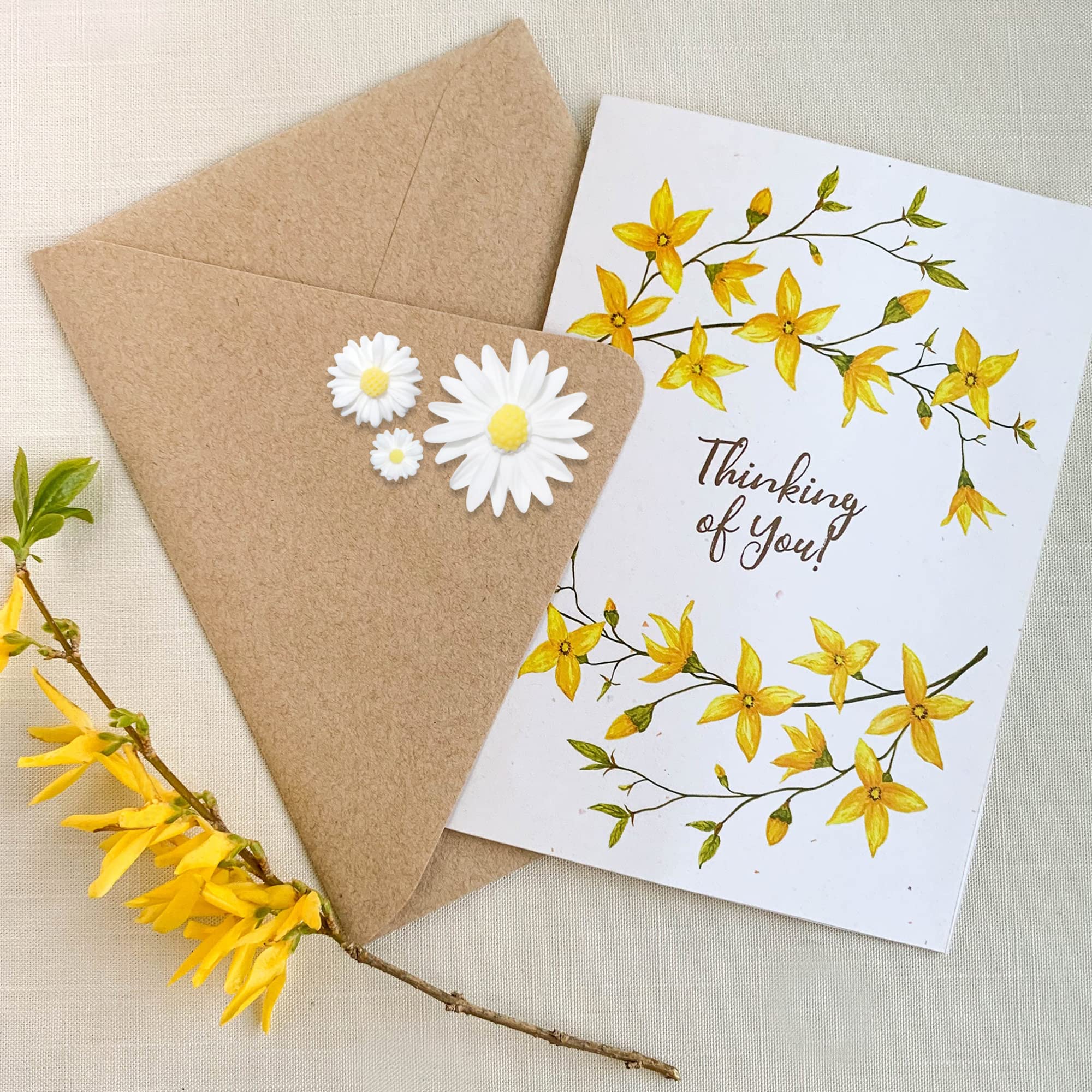 50 Pcs Small White Resin Daisy Flowers for DIY Crafts, Scrapbooking, Party Decorations - Flatback No Hole Design - Perfect for Home Decor, Wedding Centerpieces, Gift Wrapping & Card Making