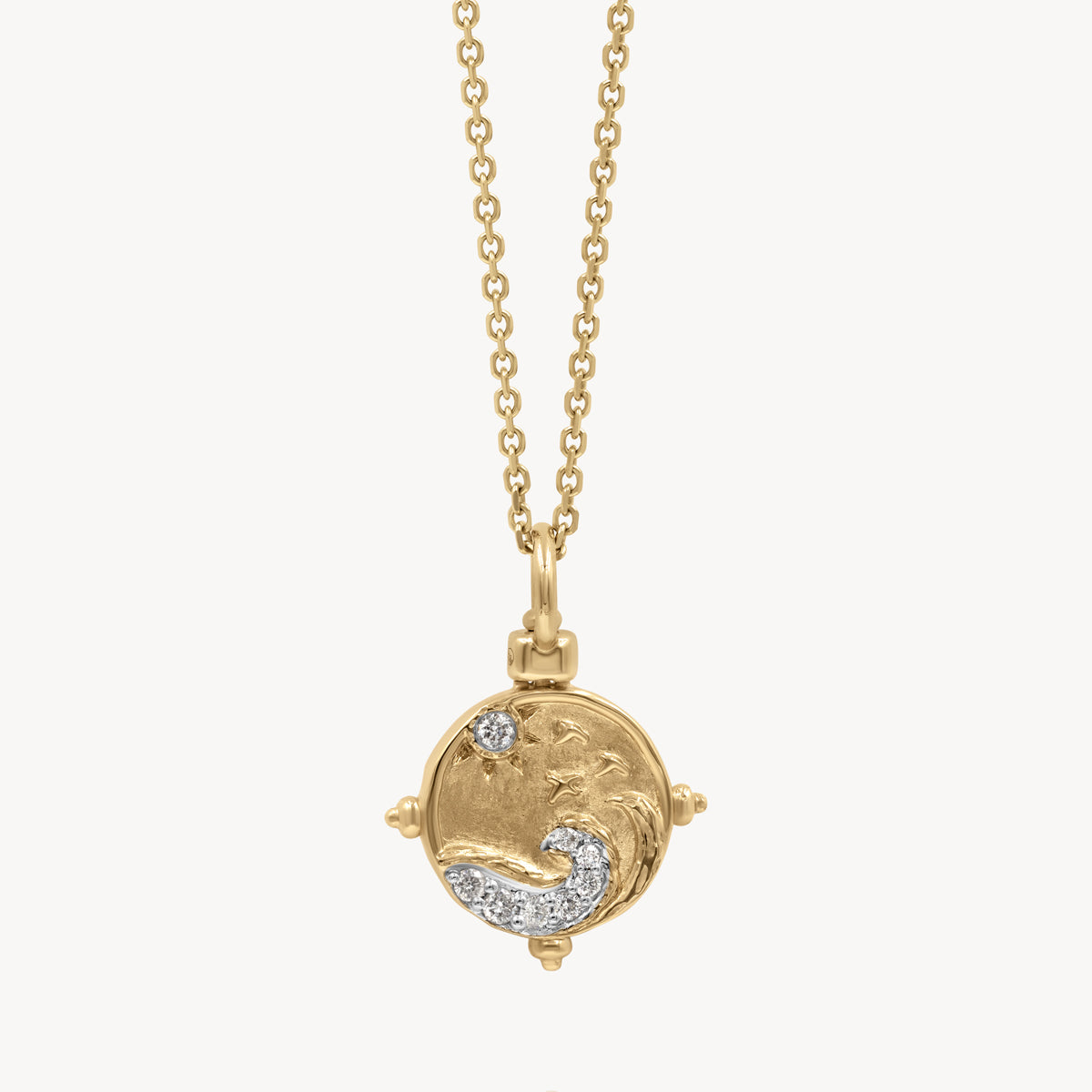Two-Sided Mother Charm Pendant - Heart & Floral Design - Perfect for Mother's Day Gifts, Birthday Presents & Jewelry Collection
