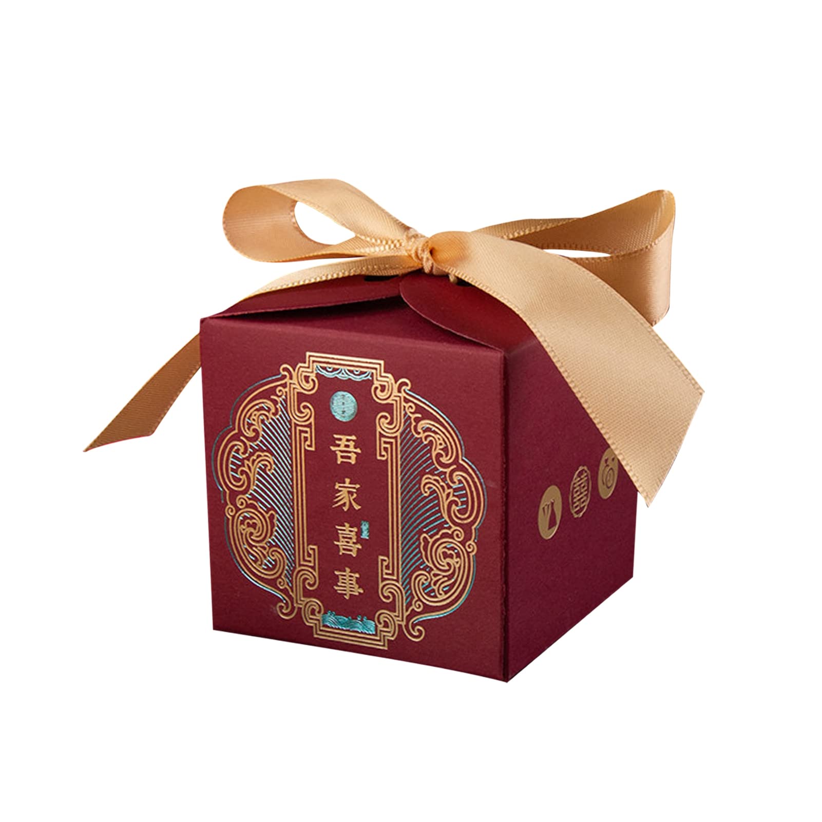 YESBAY Chinese Style Wedding Candy Box - Elegant Large Capacity Candy Packaging Gift Box for Weddings, Baby Showers & Parties - Perfect for Wedding Favors, Bridal Showers & Special Events