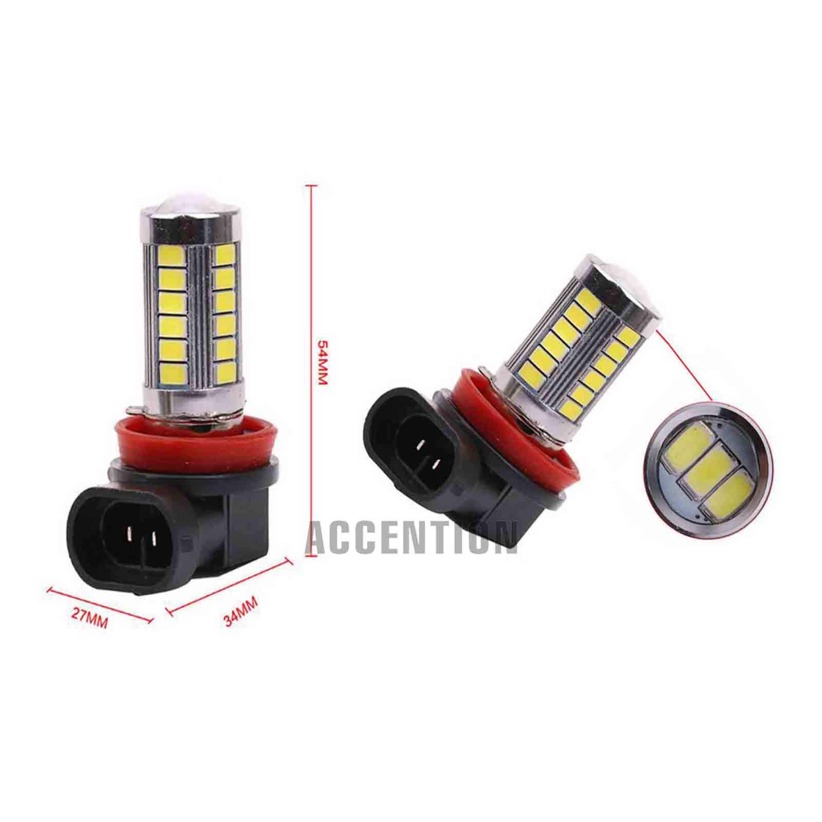2Pcs LED Fog Light Bulbs for BMW E53 X5 (2000-2007) - Super Bright White Front LED Replacement Lamps - Perfect for Night Driving & Off-Road Adventures