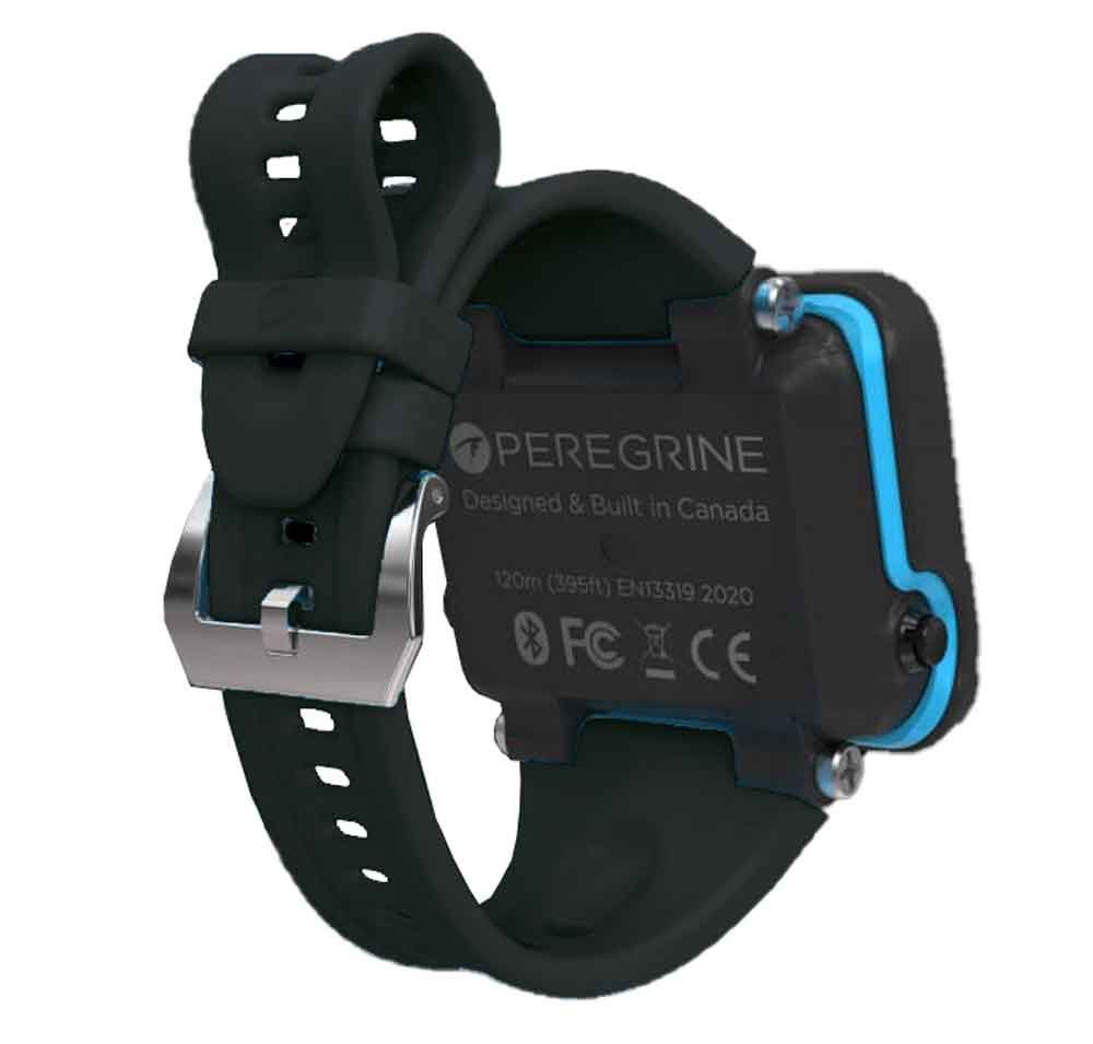 Shearwater Peregrine Dive Computer Single Color Strap Kit - Black | Scuba Diving, Snorkeling & Water Sports Accessory