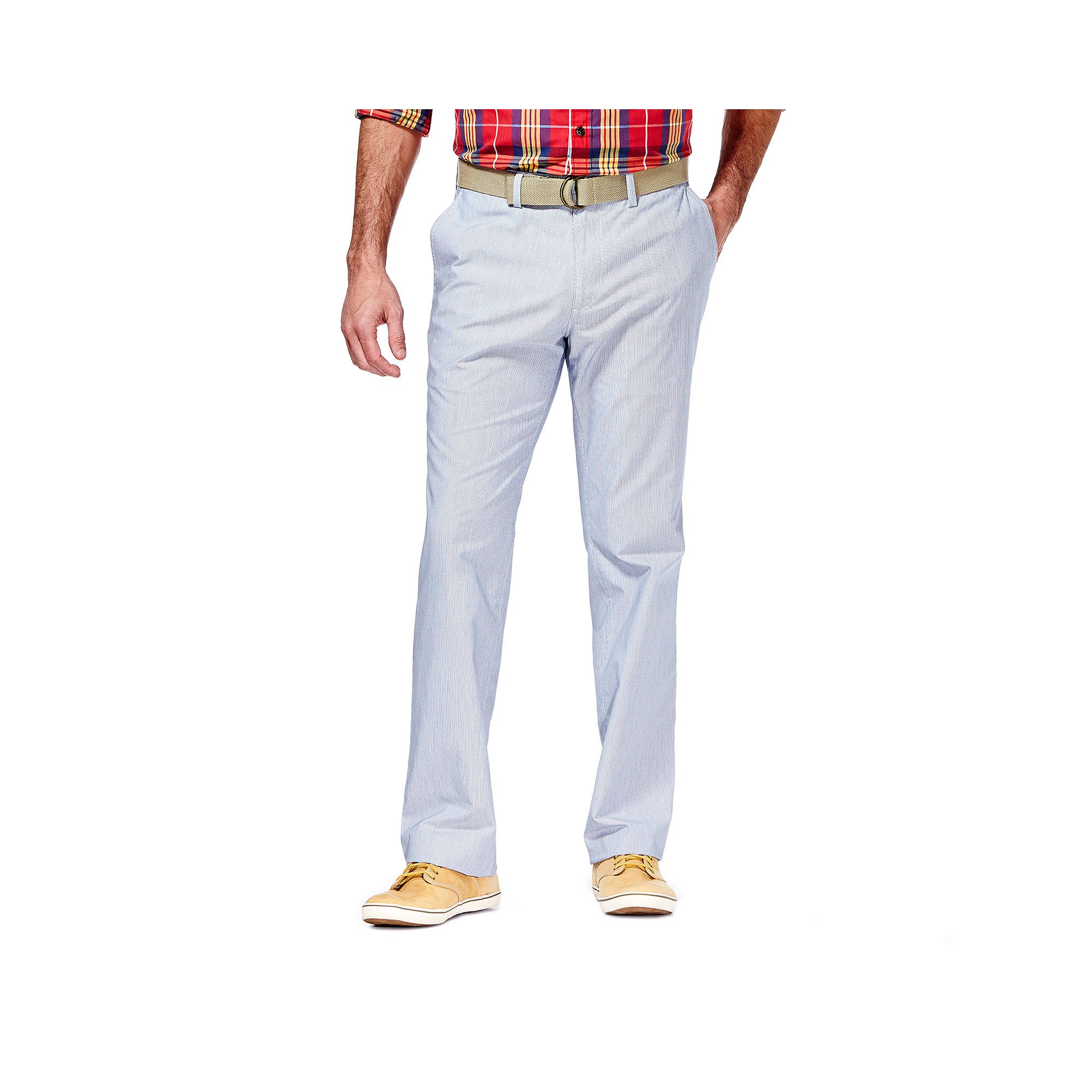 Haggar Men's Fashion Chino Pants - Classic Fit, Regular & Big & Tall Sizes | Comfortable Casual & Office Wear for Everyday Style