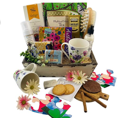 Stress Relief Spa Gift Basket - Relaxation & Self-Care Set with Aromatherapy Essentials for Women & Men | Perfect for Birthday, Anniversary & Holiday Gifts