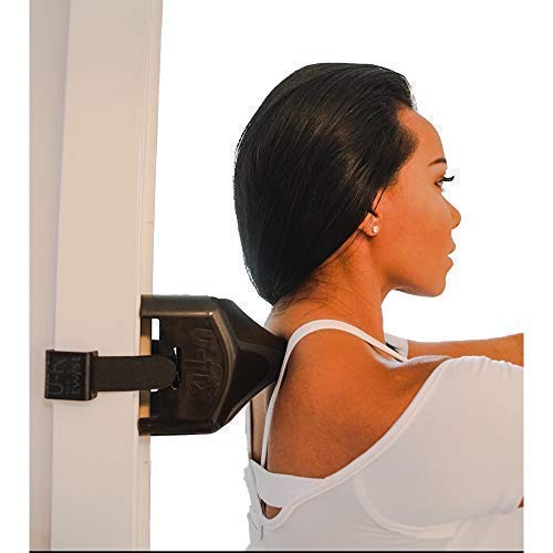 U-FIX Deep Tissue Back and Neck Massager - Portable Pain Relief for Shoulders, Spine & Muscles - Perfect for Home, Office & Car Use (Red)