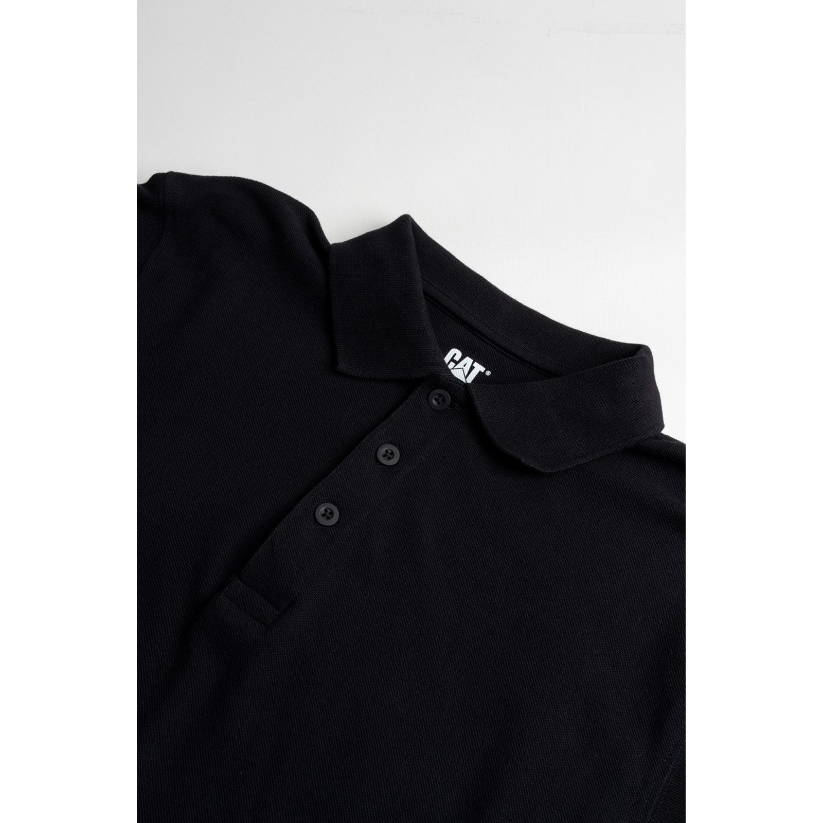 Caterpillar Essentials Men's Polo Shirt - Comfortable Cotton Short Sleeve Casual Work Shirt for Business, Golf & Outdoor Activities