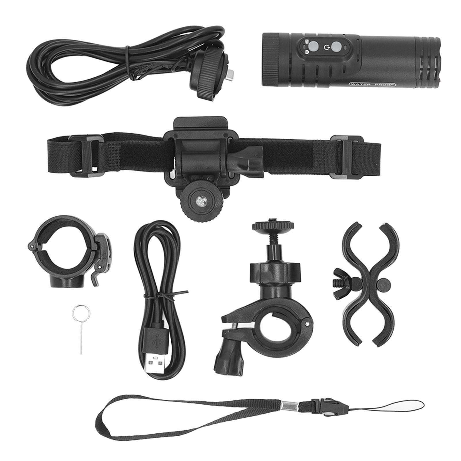 FOLOSAFENAR 1080p HD Sports Action Camera for Bicycle & Motorcycle - 120° Wide Angle Lens, 1600mAh Rechargeable Battery, Helmet Mount - Perfect for Cycling, Mountain Biking & Outdoor Adventures
