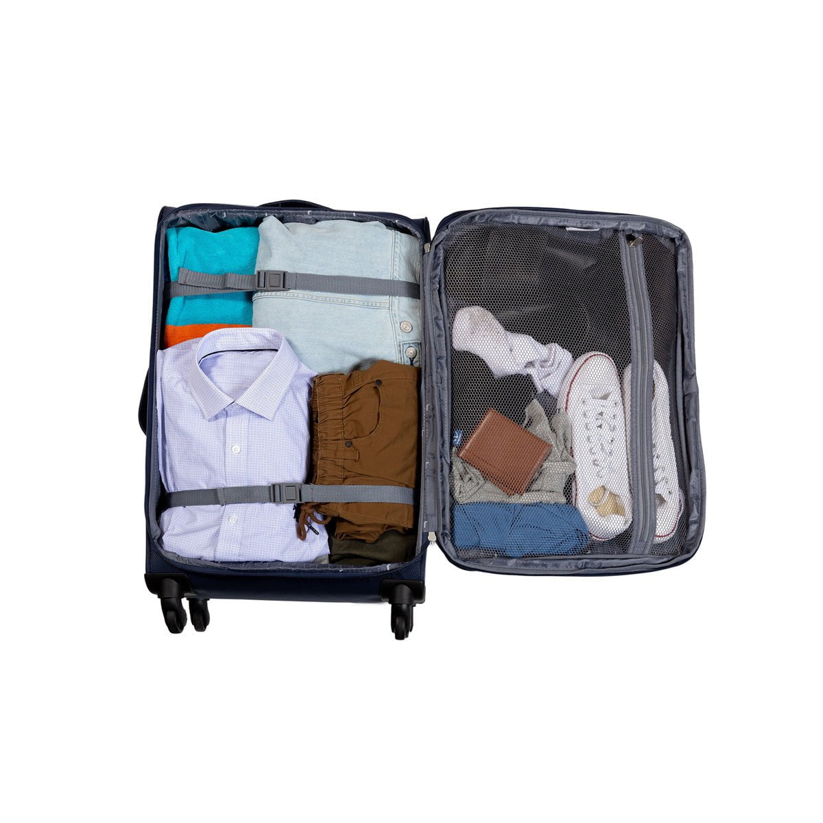 Jetstream 24 Inch Spinner Luggage - Lightweight Expandable Carry On Suitcase with 360° Wheels for Travel, Business Trips & Weekend Getaways