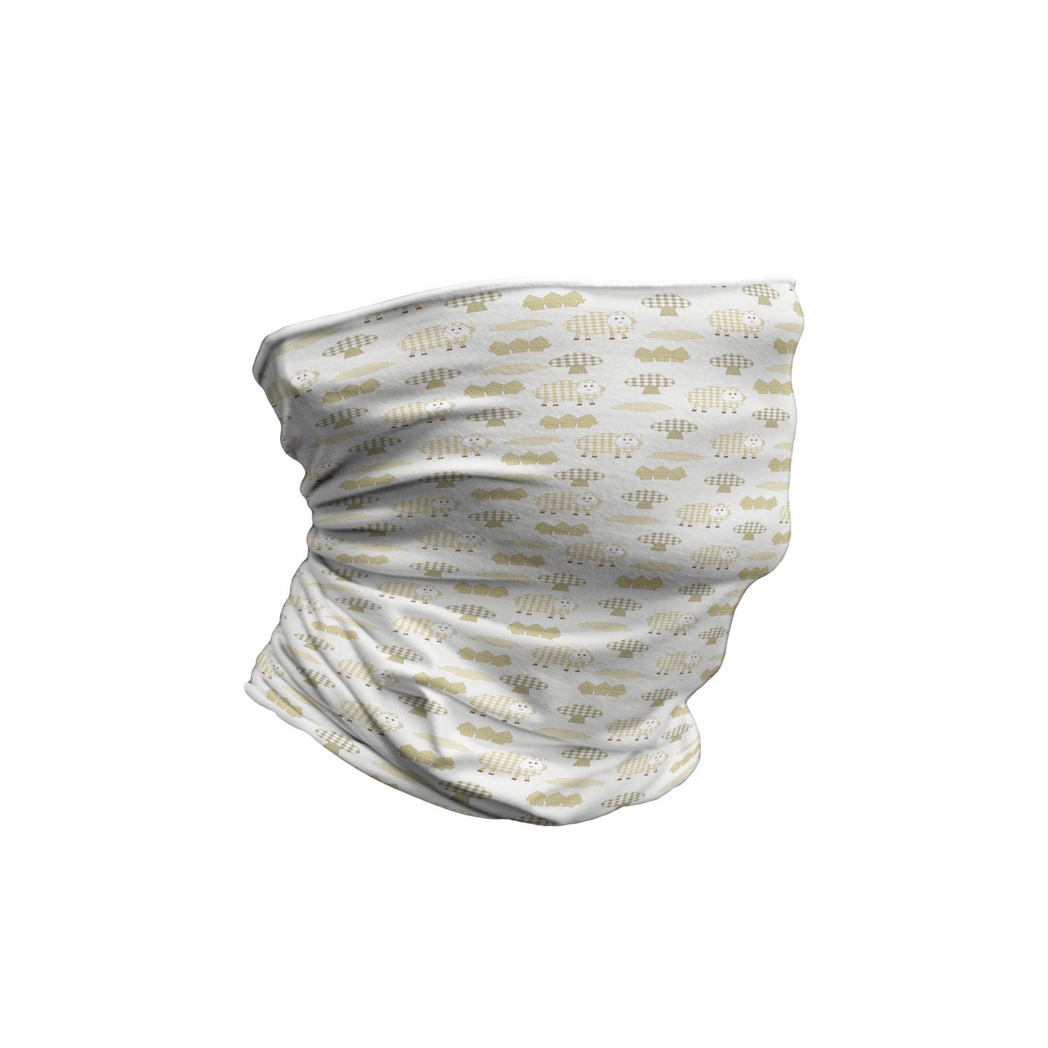 Ambesonne Unisex Multicolor Face and Neck Warmers - Soft Winter Scarf for Men & Women - Perfect for Skiing, Snowboarding & Outdoor Activities
