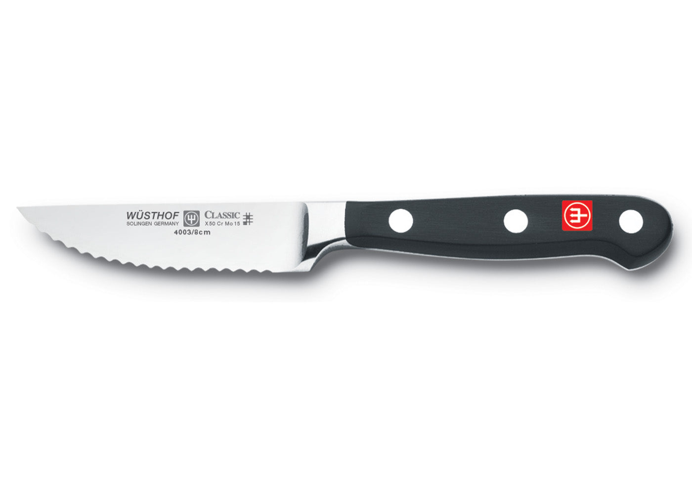 Best Classic 3 Fully Serrated Paring Knife - Premium Kitchen Knife for Precise Cutting, Peeling & Slicing - Ideal for Fruits, Vegetables & Small Food Prep