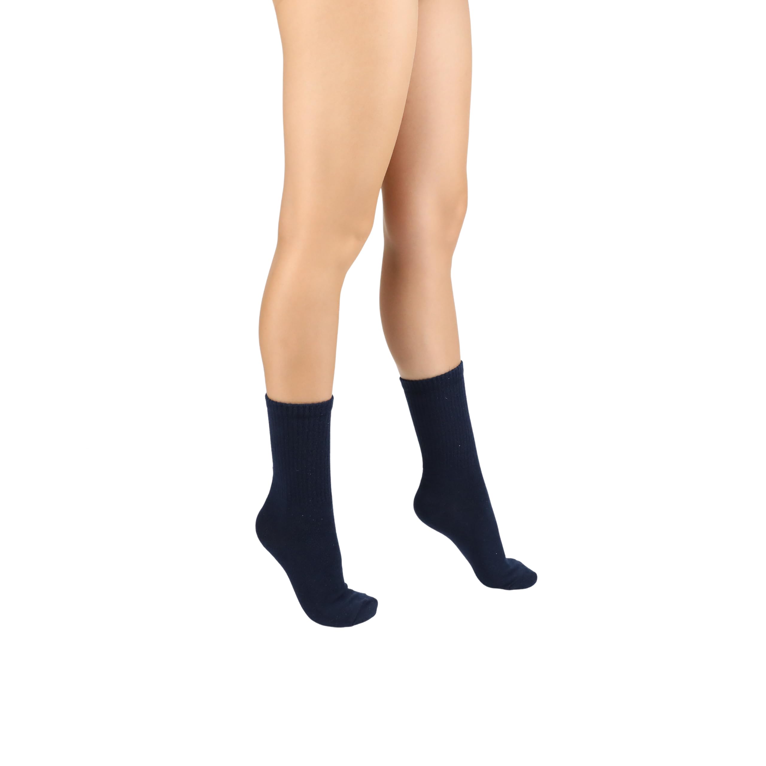 Women's Cotton Crew Socks - 3/5/10/15 Pack Soft Comfortable Everyday Socks for Work, Gym & Casual Wear
