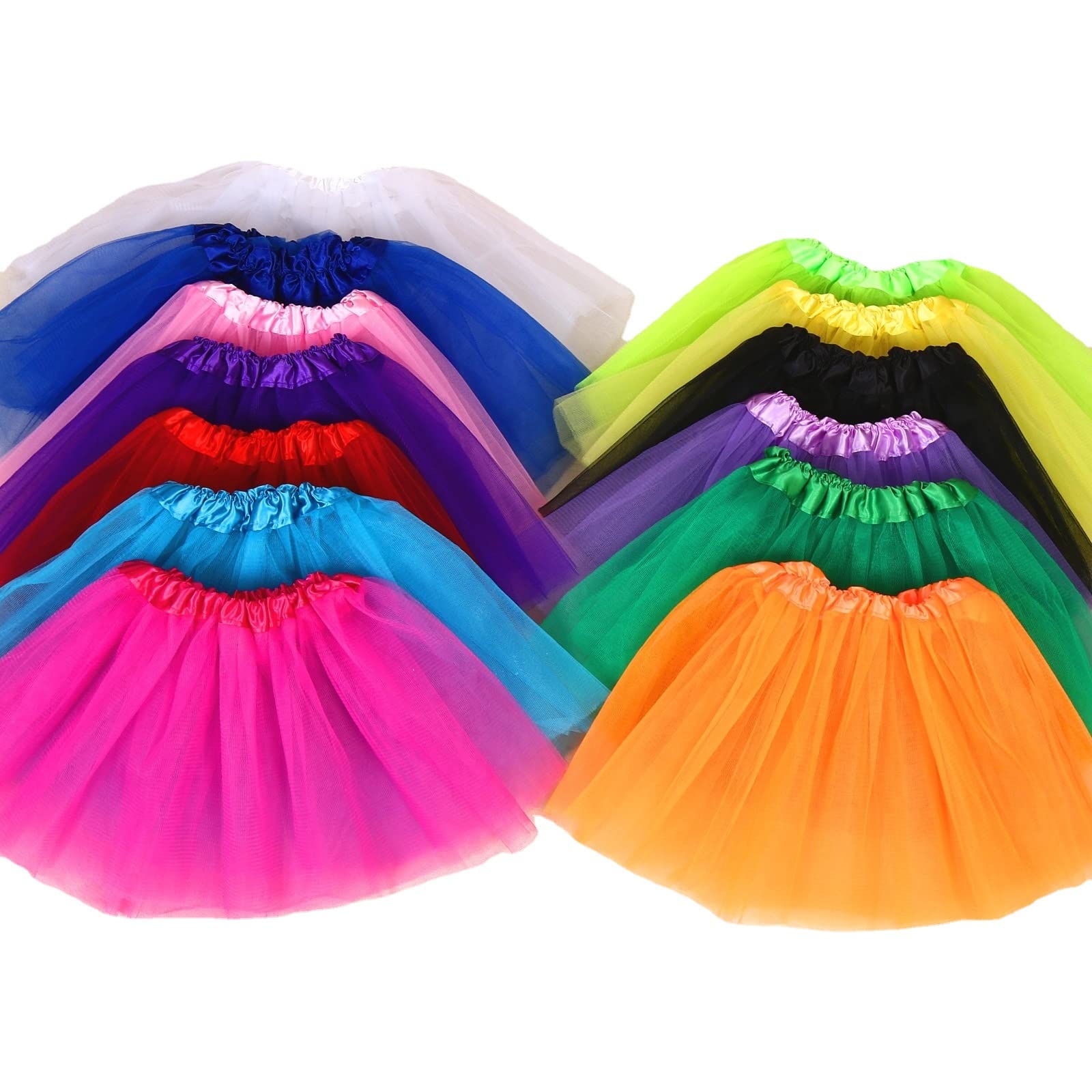 Vintage 5-Layer Tulle Tutu Skirt for Women - Puffy Ballet Bubble Skirt for Dance, Party & Special Occasions