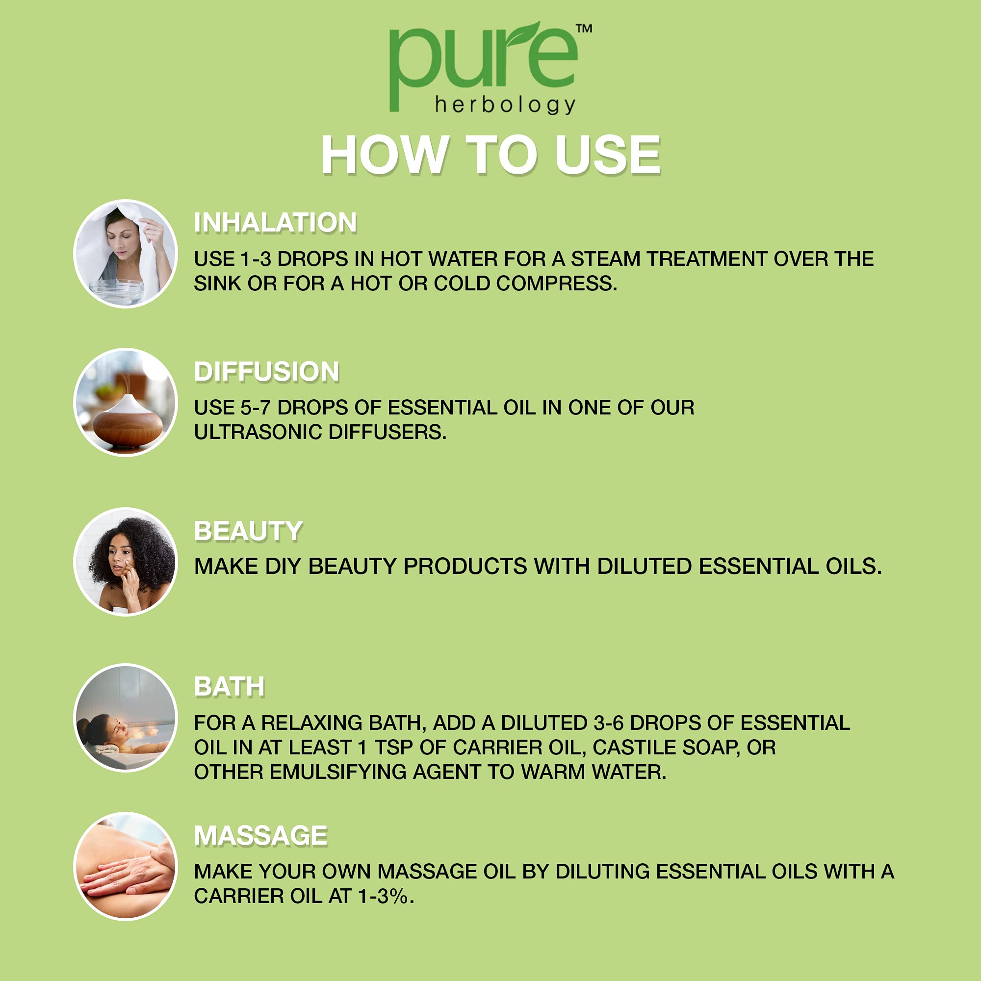 Pure Patchouli Essential Oil 15ml - Skin & Hair Care, Stress Relief for Aromatherapy