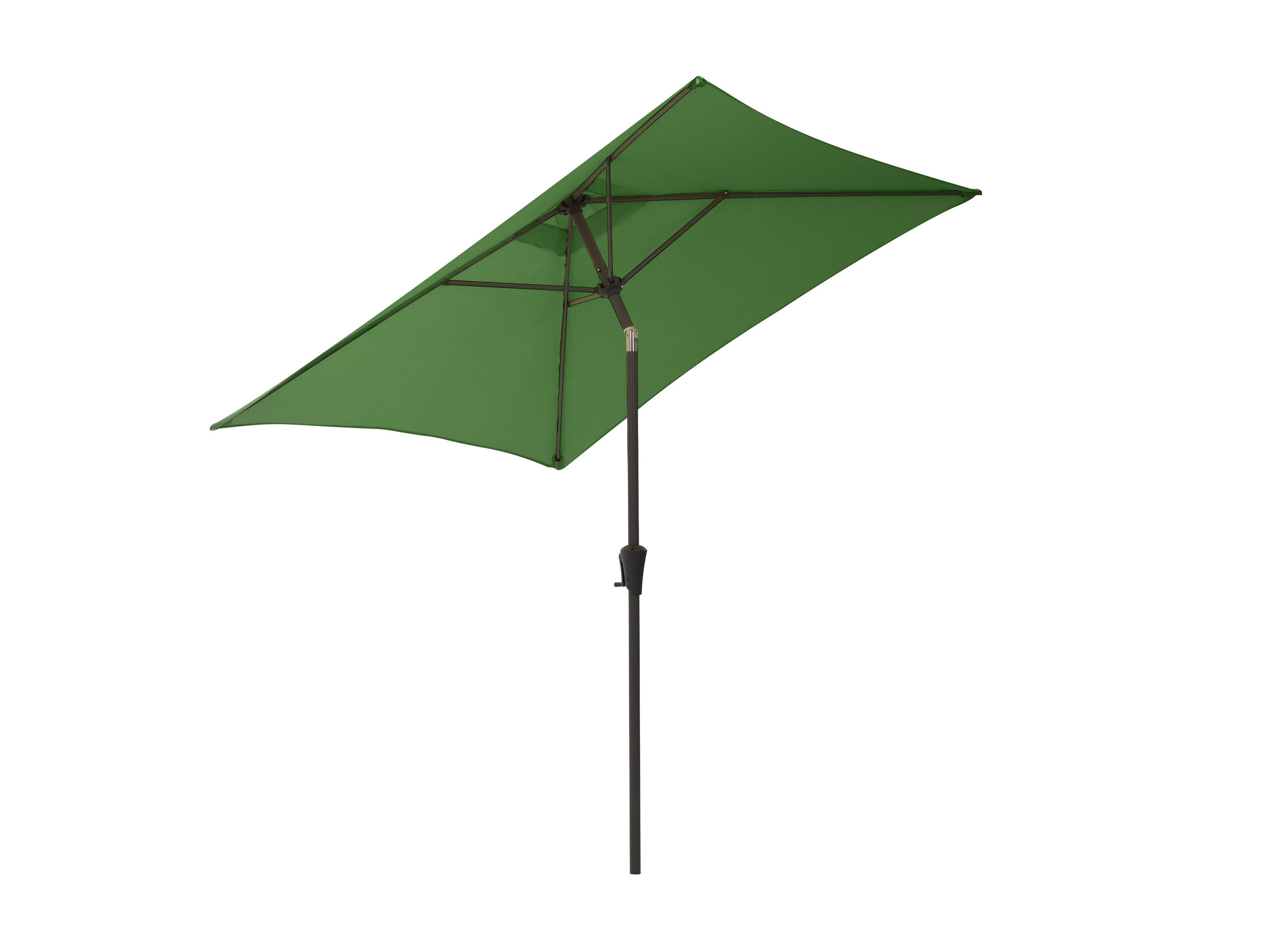 9ft Square Forest Green Patio Umbrella - Outdoor Sun Shade for Deck, Poolside, and Garden - UV Protection & Water Resistant
