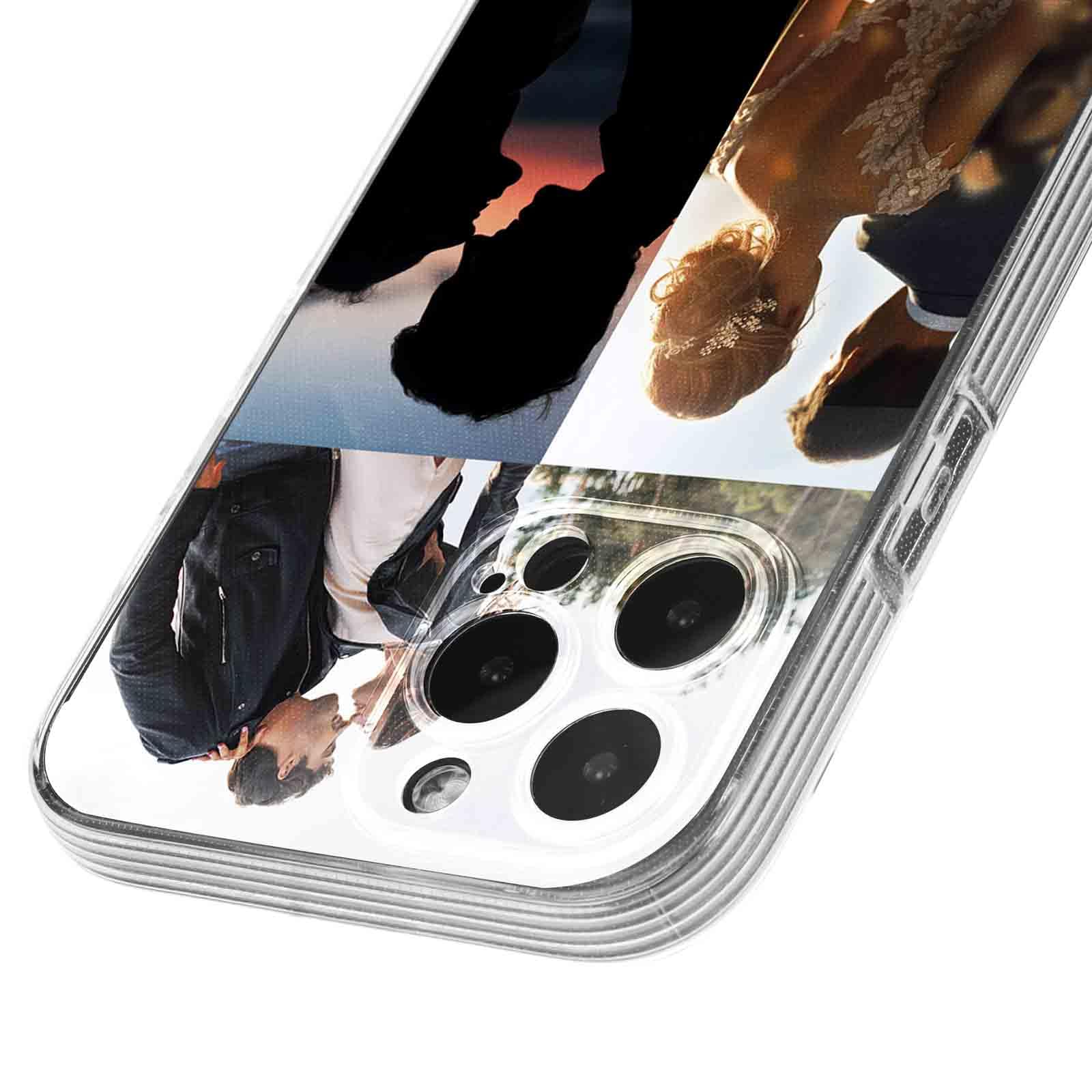 Custom Personalized Photo Phone Case for iPhone 15 14 13 12 11 XR XS X 8 7 6 - Soft Clear TPU Full Protection Cover - Great Gift for Women Men Friends Mother's Day - Perfect for Daily Use Travel & Special Occasions