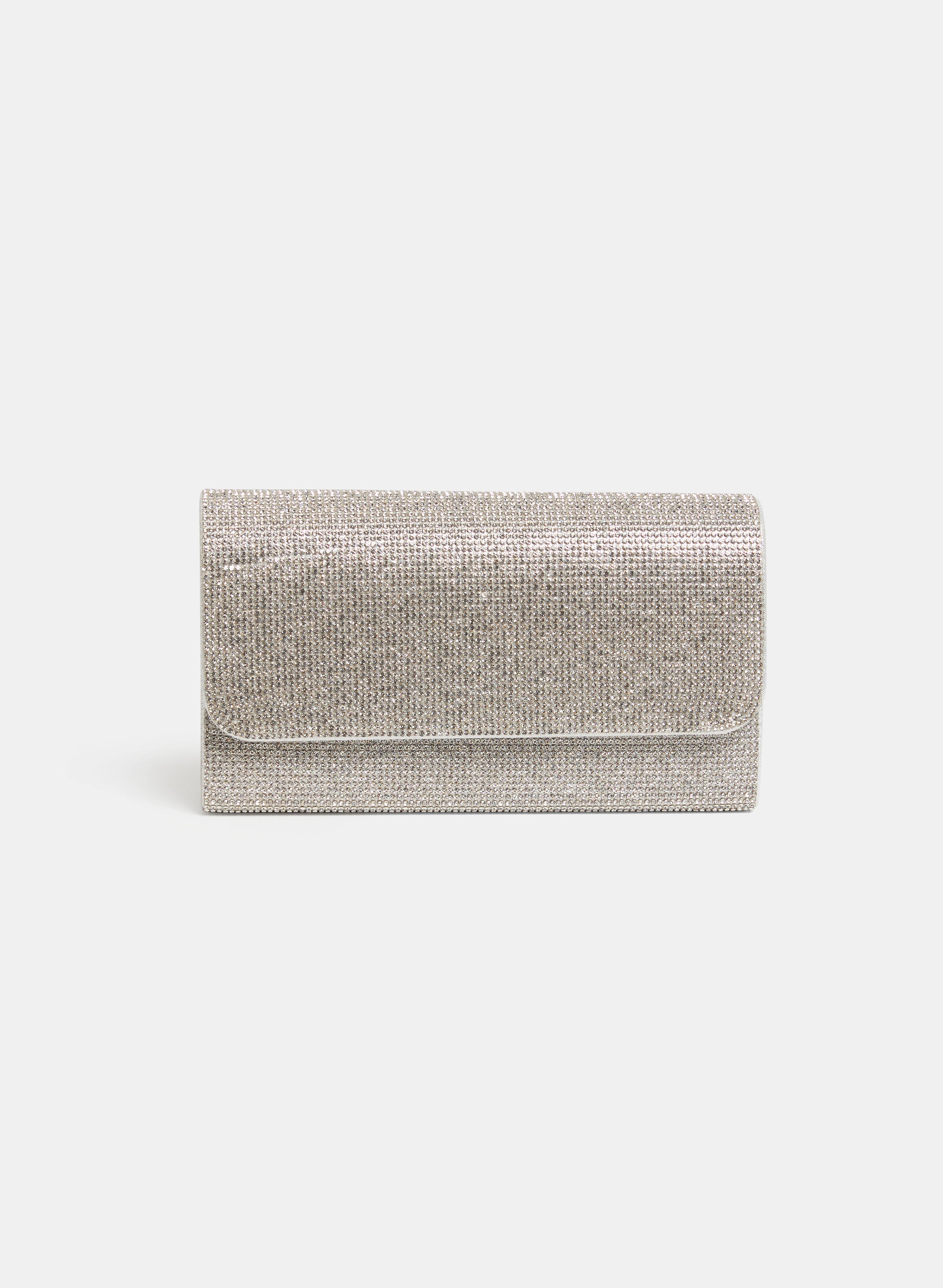 Elegant Crystal Envelope Clutch Bag for Women - Sparkling Evening Purse for Parties, Weddings & Special Occasions