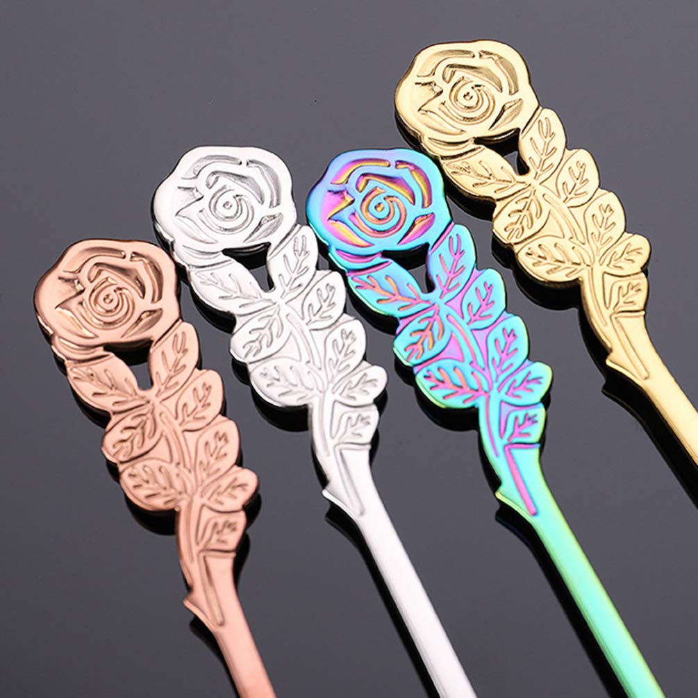 3-Piece Creative Stainless Steel Flatware Set - Dessert Spoon & Ice Cream Scoop for Home, Kitchen & Party Tableware | Perfect for Ice Cream, Desserts, Yogurt & More