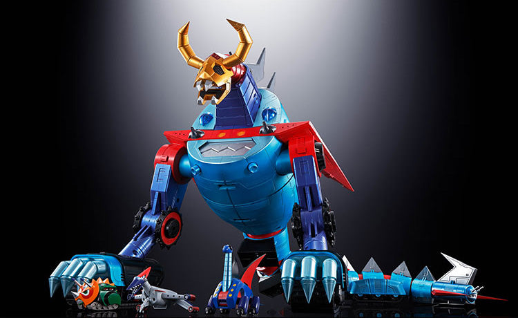 Bandai Soul of Chogokin GX-100 Gaiking & Daiku Maryu Divine Demon Dragon Action Figure - Premium Collectible for Anime Fans & Display Showcase
