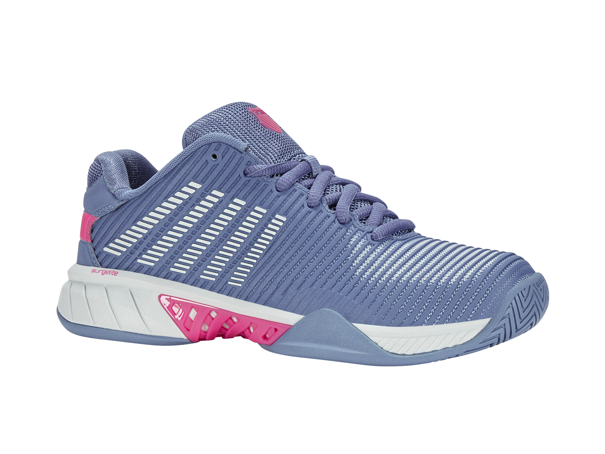 Hypercourt Express 2 Tennis Shoes - Infinity/Blue Blush/Carmine Rose Color | Lightweight & Durable for Women's Tennis & Casual Wear | Perfect for Court Play, Gym Workouts & Everyday Fashion