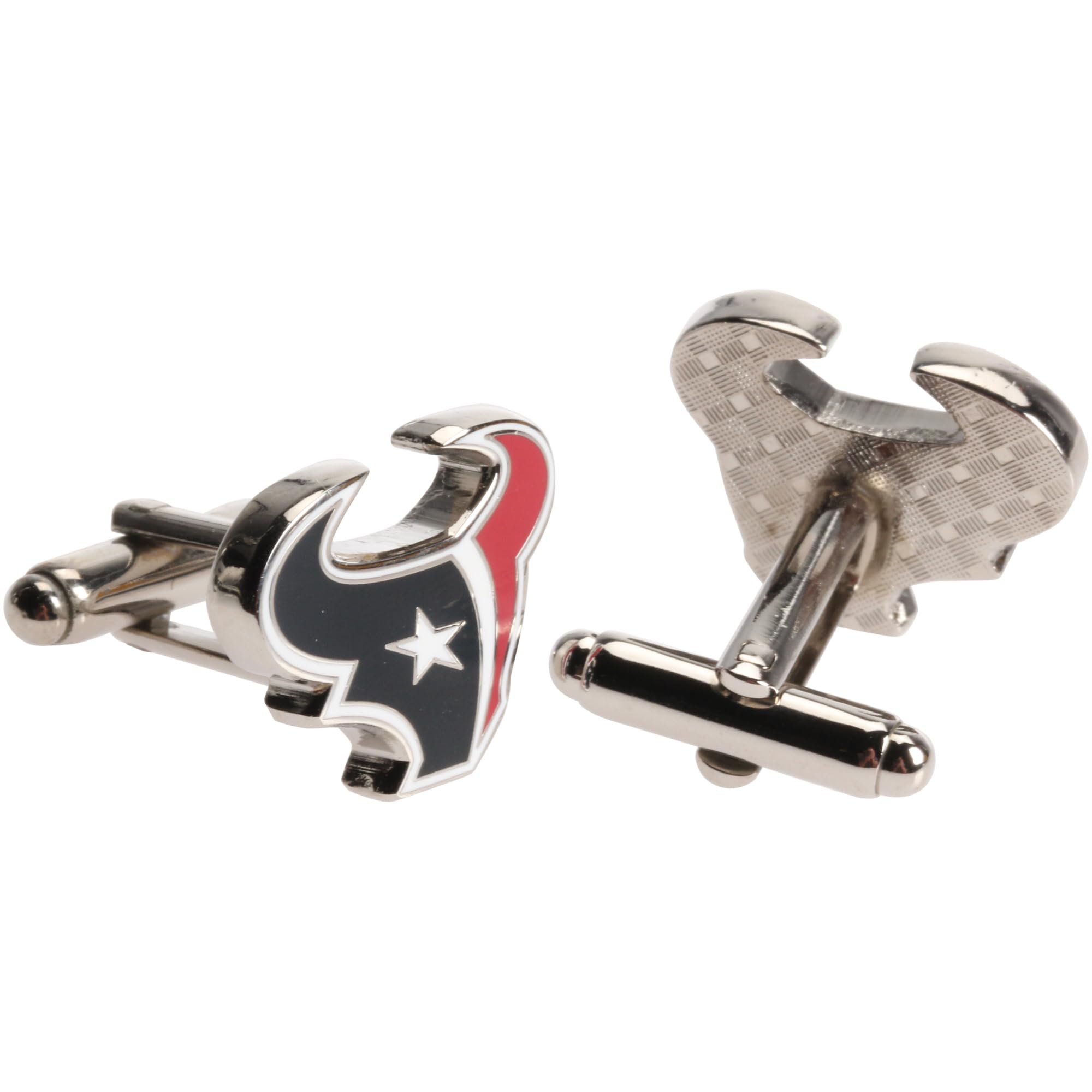 Official NFL Team Logo Cufflinks for Men - Premium Stainless Steel Dress Shirt Accessories - Perfect for Weddings, Business Meetings & Formal Events