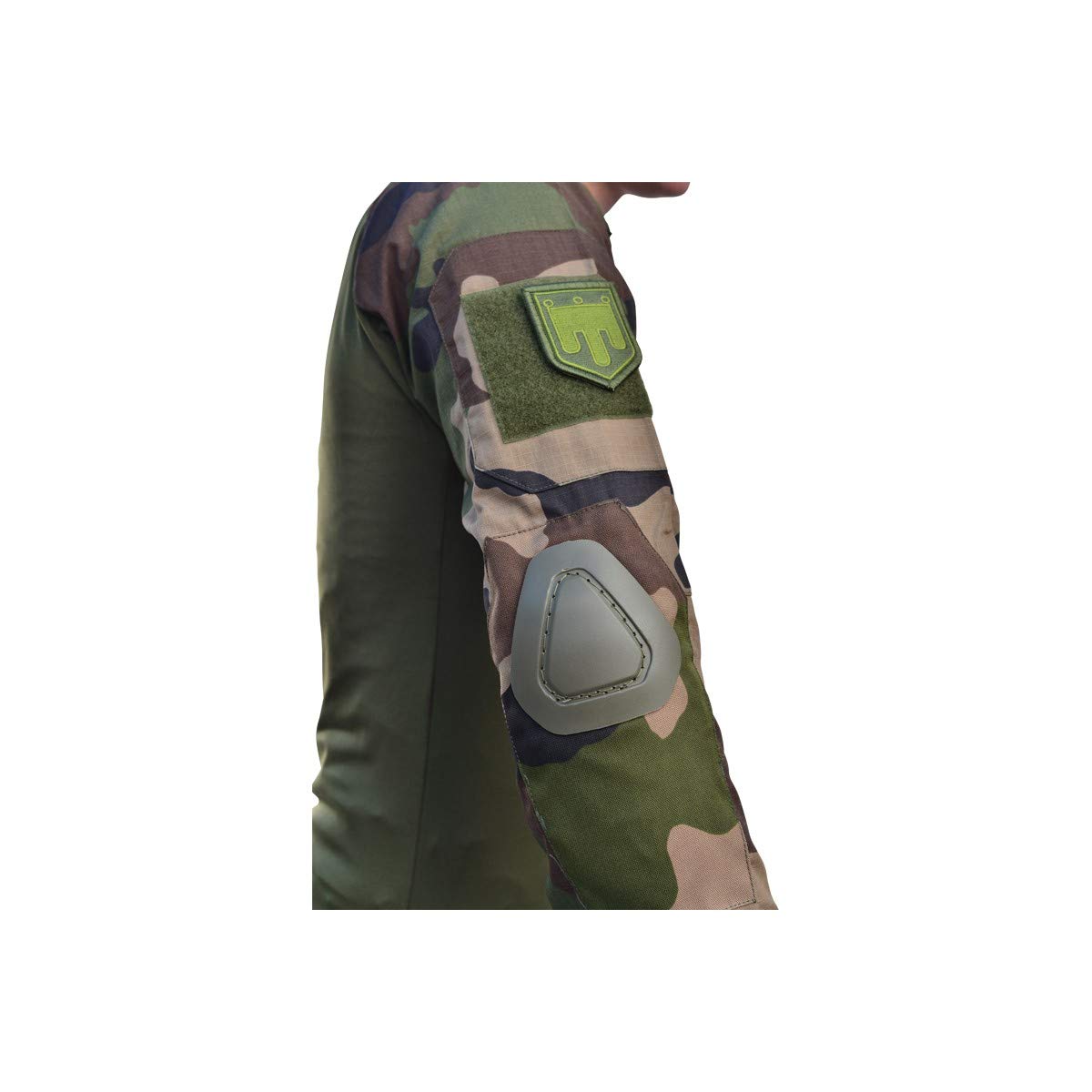 Mil-Tec Military Combat Shirt - CCE Camouflage Tactical Shirt for Outdoor, Airsoft & Hunting | Durable & Breathable Army Uniform for Men