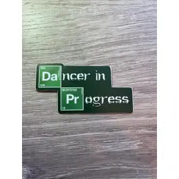Denali & Co Dance Stickers - Fun & Colorful Vinyl Decals for Dance Studios, Water Bottles, Laptops & More