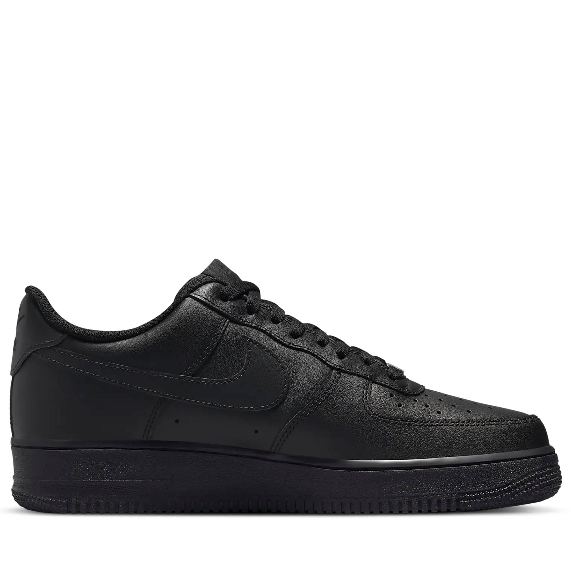 Nike Air Force 1 '07 Black Men's Sneakers - Classic White Mid-Top Basketball Shoes for Casual Wear & Street Style