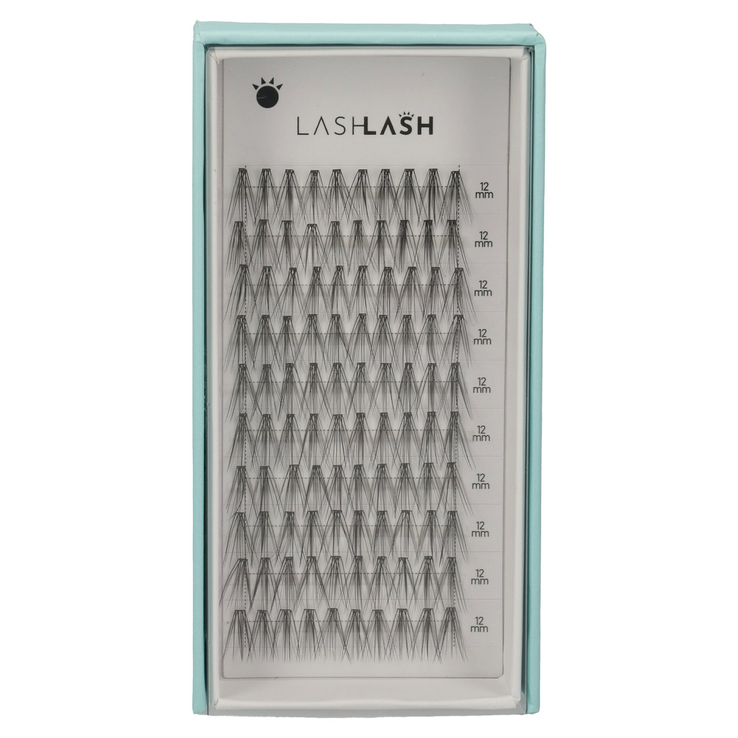 Maye 12 Individual Lashes - Natural Looking False Eyelashes for Everyday Wear, Special Occasions & Professional Makeup (3D Volume, Easy Application)