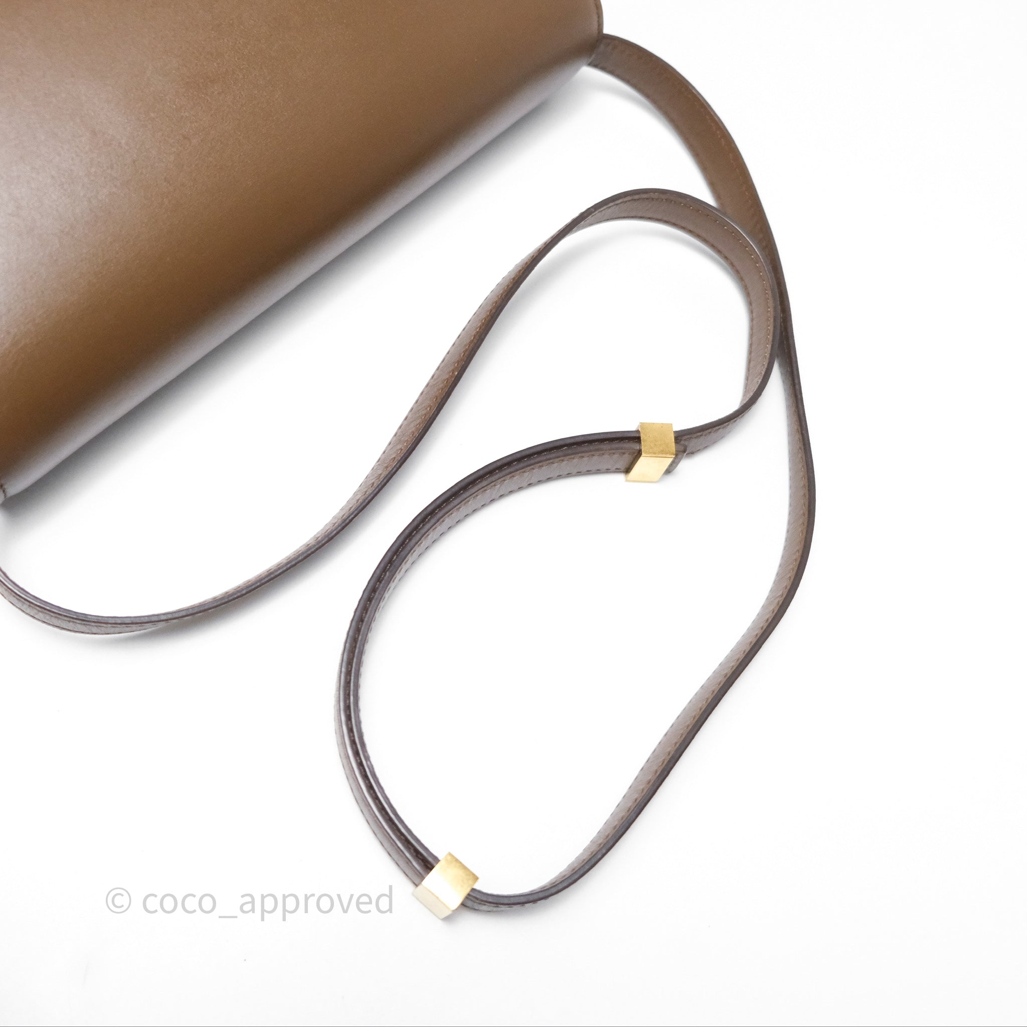 Celine Medium Classic Box Flap Bag in Caramel Calfskin Leather - Perfect for Work, Travel & Everyday Luxury