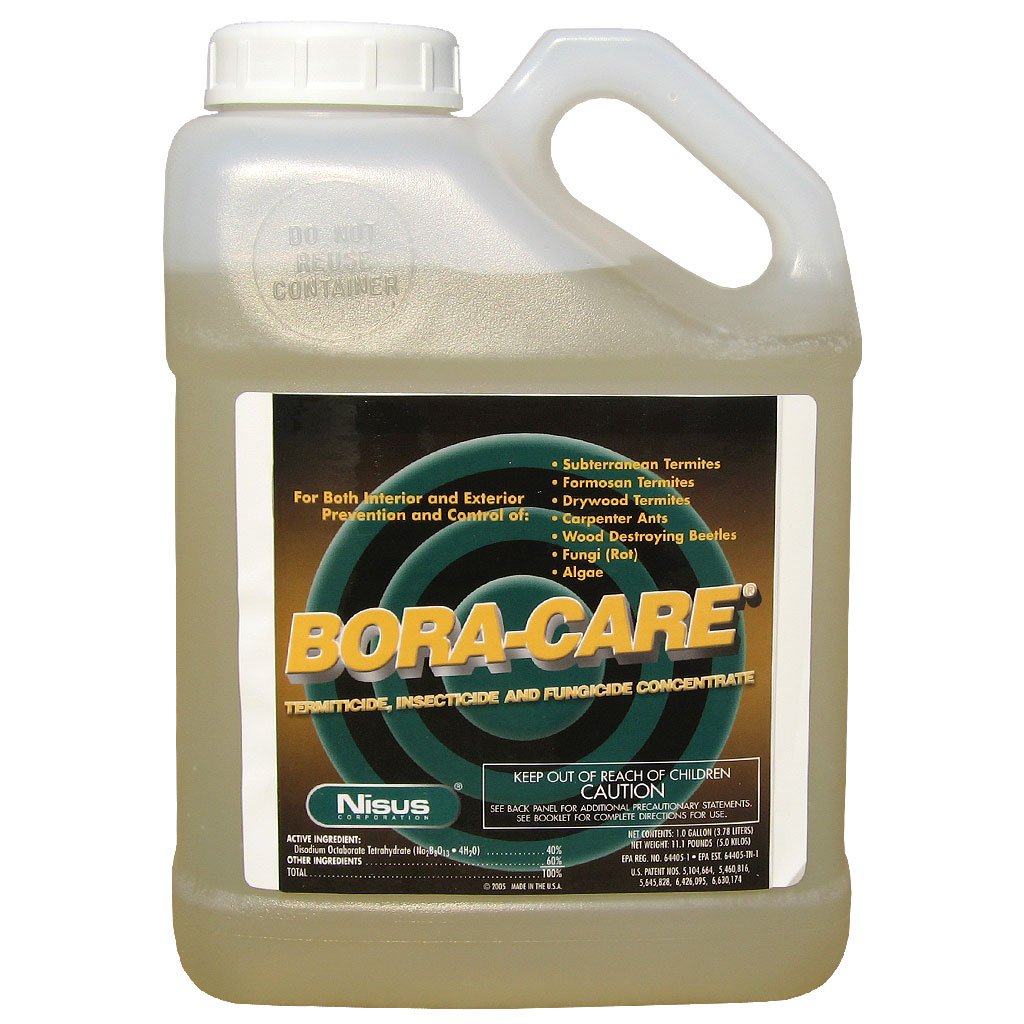 Nisus BORACARE Borate Wood Treatment (2 Gallons) - Termite & Fungus Protection for Wood Structures | Ideal for Decks, Fences & Outdoor Furniture